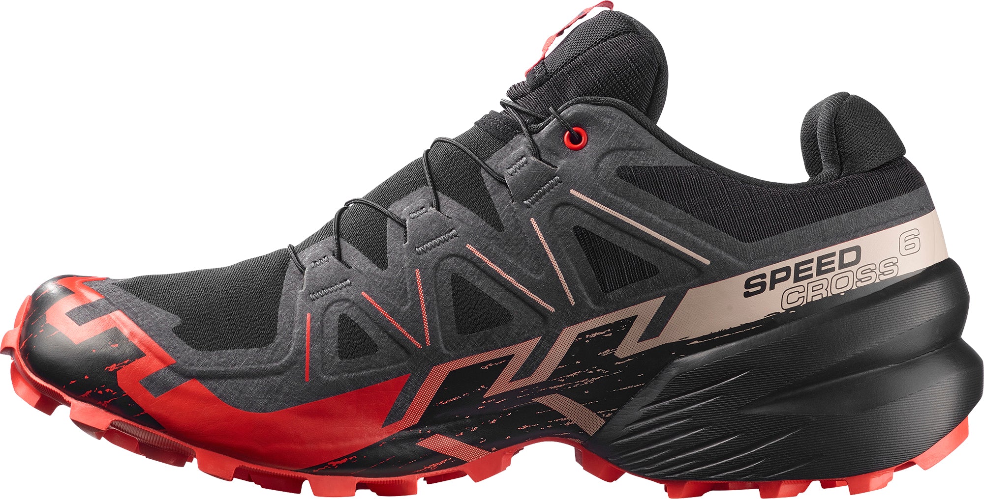 Salomon Speedcross 6 GORE-TEX Mens Trail Running Shoes - Black - Image 3
