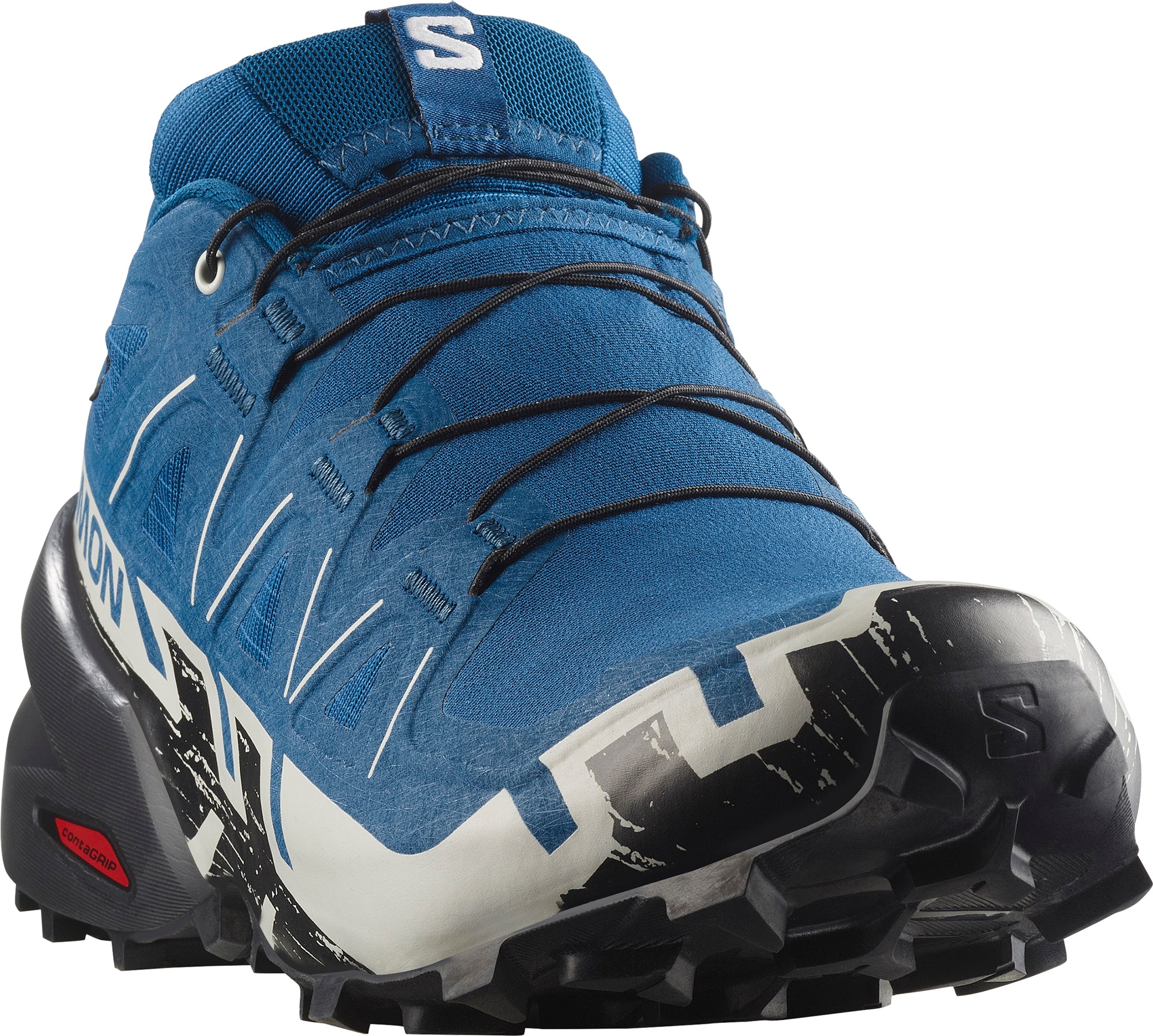 Salomon Speedcross 6 GORE-TEX Mens Trail Running Shoes - Blue - Image 6