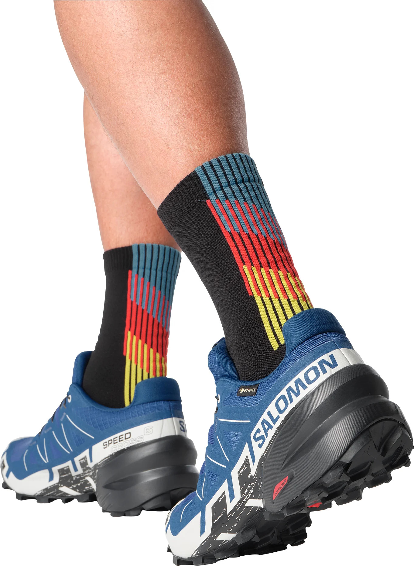 Salomon Speedcross 6 GORE-TEX Mens Trail Running Shoes - Blue - Image 7