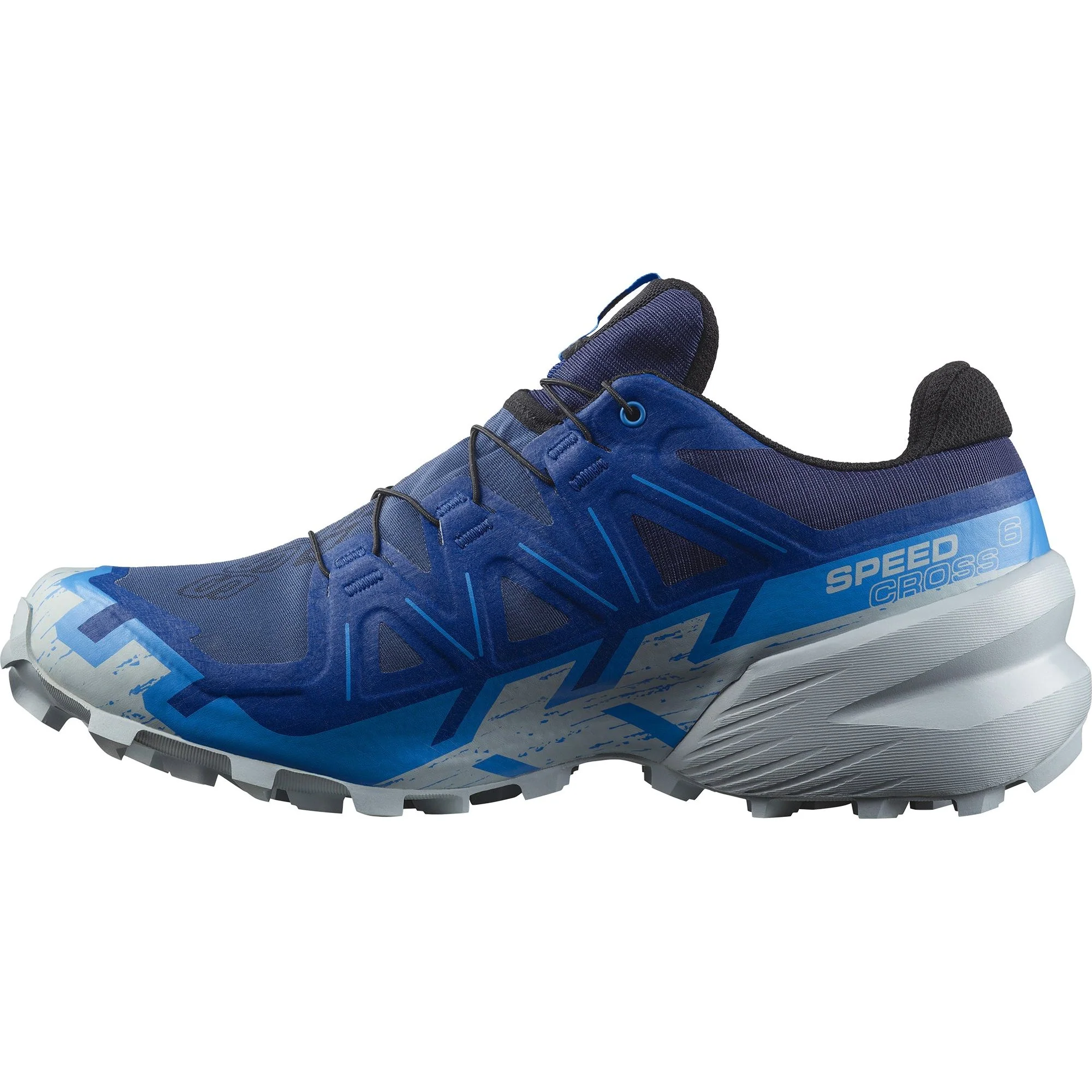 Salomon Speedcross 6 GORE-TEX Mens Trail Running Shoes - Blue - Image 3