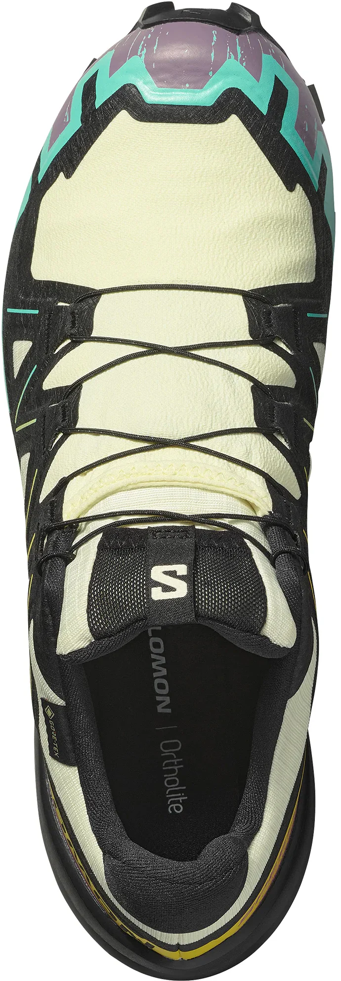 Salomon Speedcross 6 GORE-TEX Mens Trail Running Shoes - Yellow - Image 4