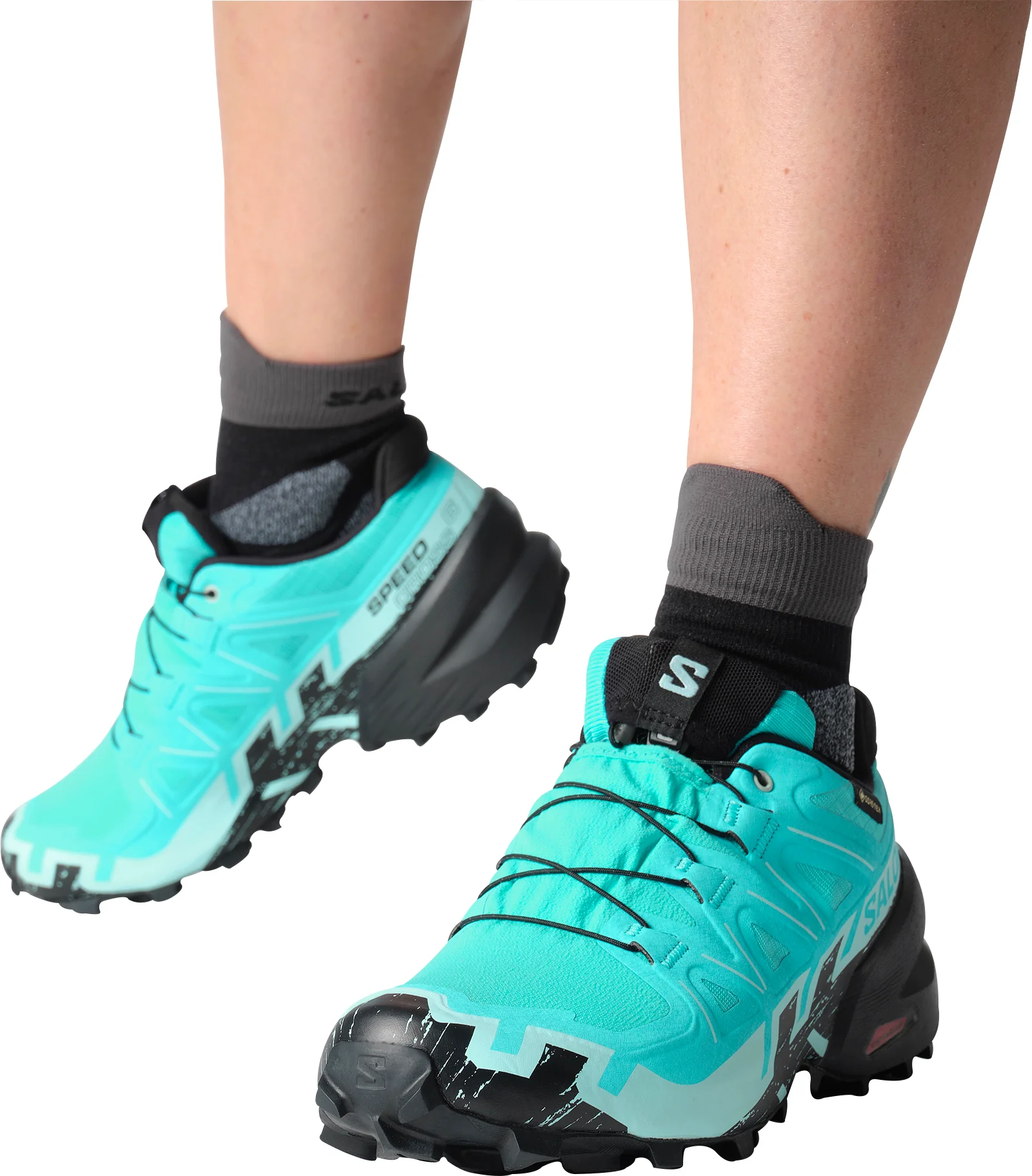 Salomon Speedcross 6 GORE-TEX Womens Trail Running Shoes - Blue - Image 7