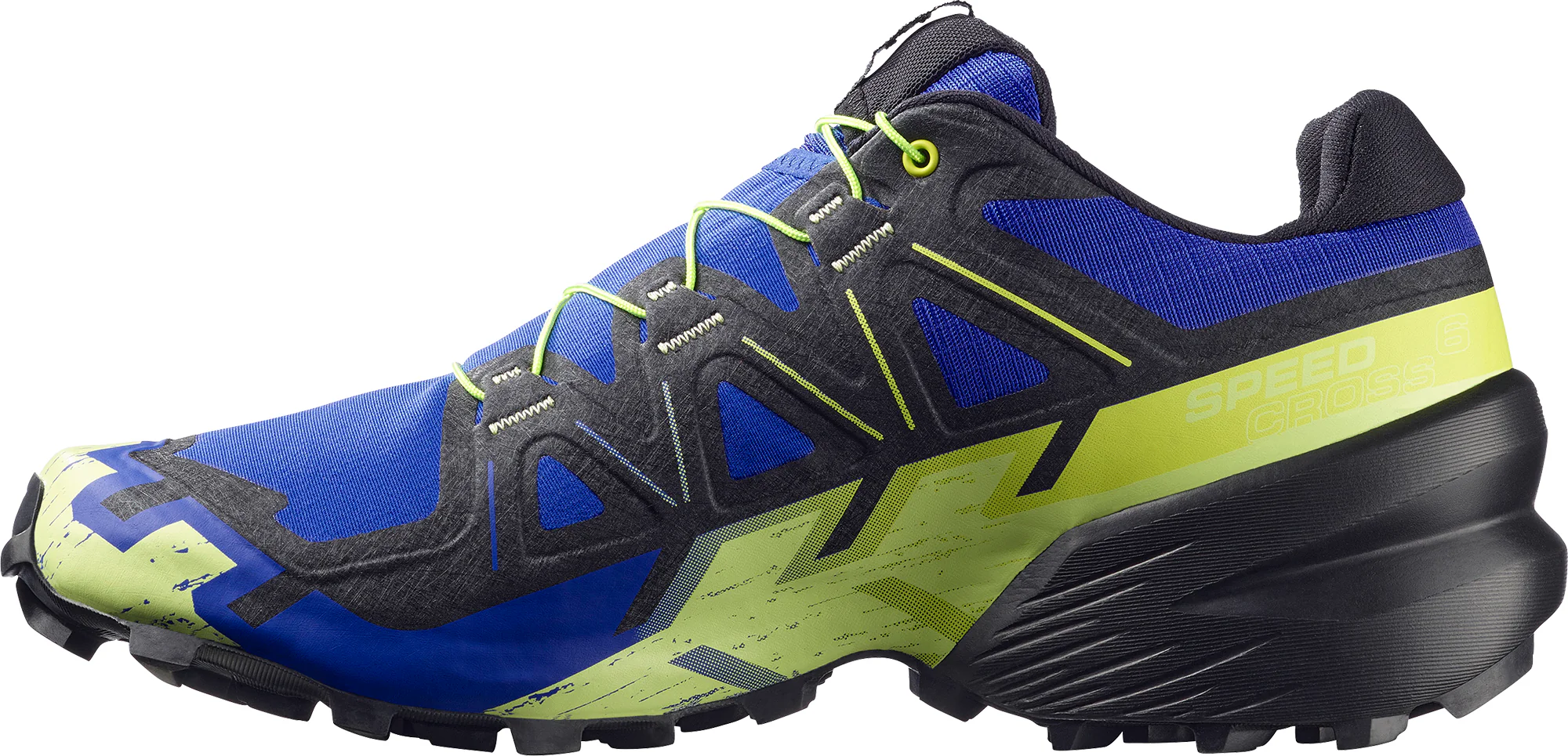 Salomon Speedcross 6 Mens Trail Running Shoes - Blue - Image 3