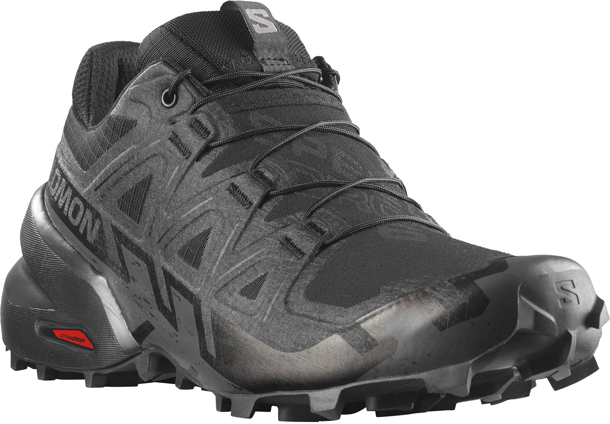 Salomon Speedcross 6 Womens Trail Running Shoes - Black - Image 6