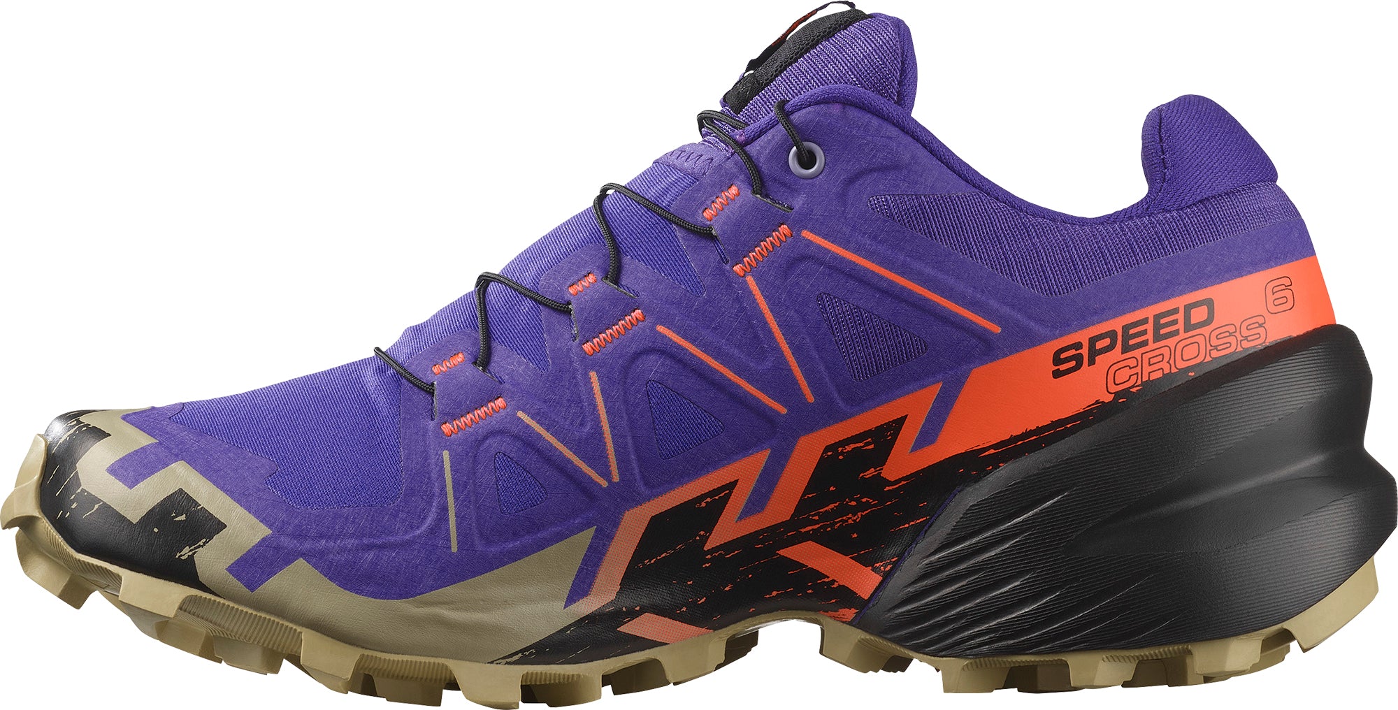 Salomon Speedcross 6 Womens Trail Running Shoes - Purple - Image 3