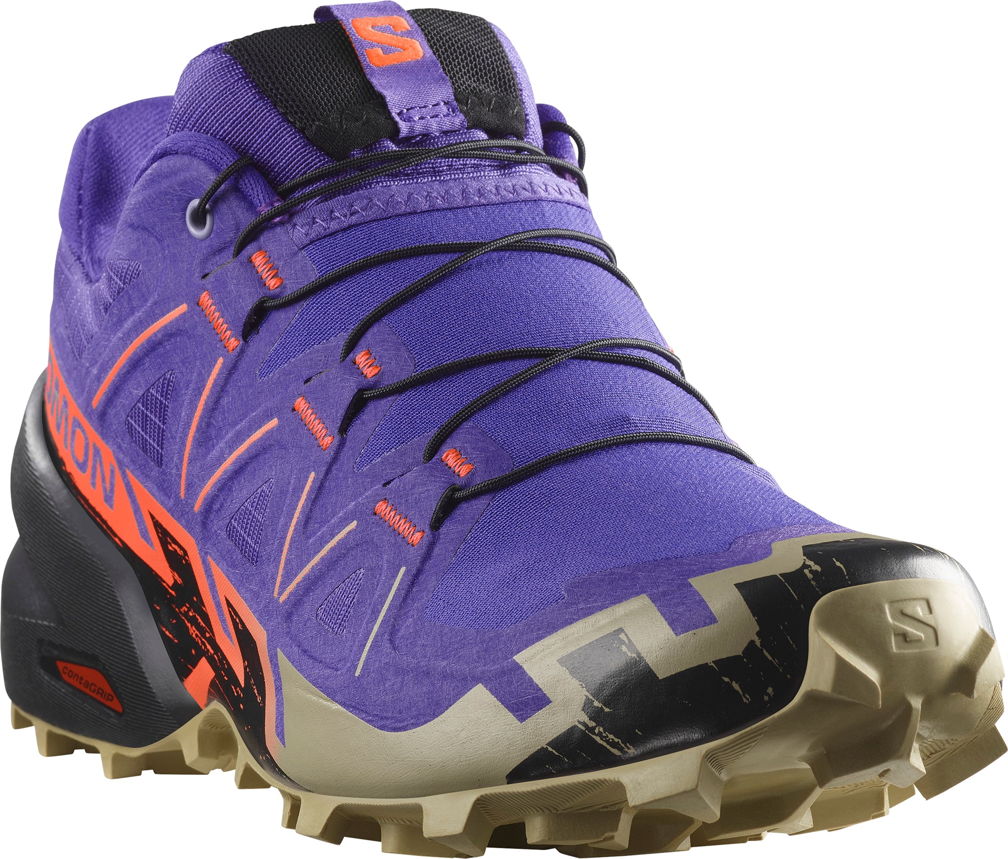 Salomon Speedcross 6 Womens Trail Running Shoes - Purple - Image 6