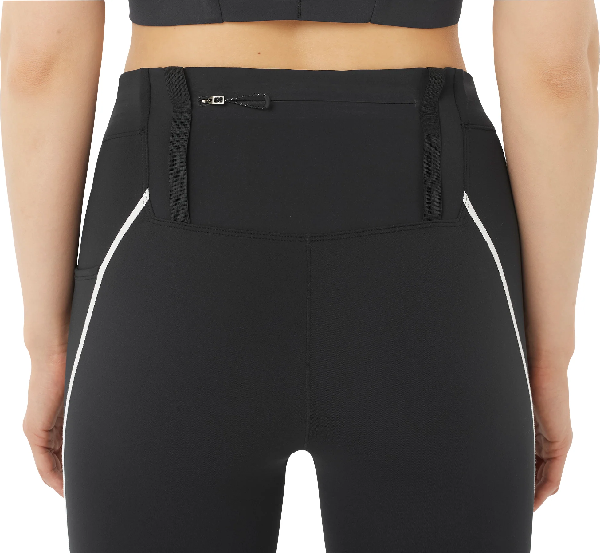 Salomon Stow Womens Long Running Tights - Black - Image 7