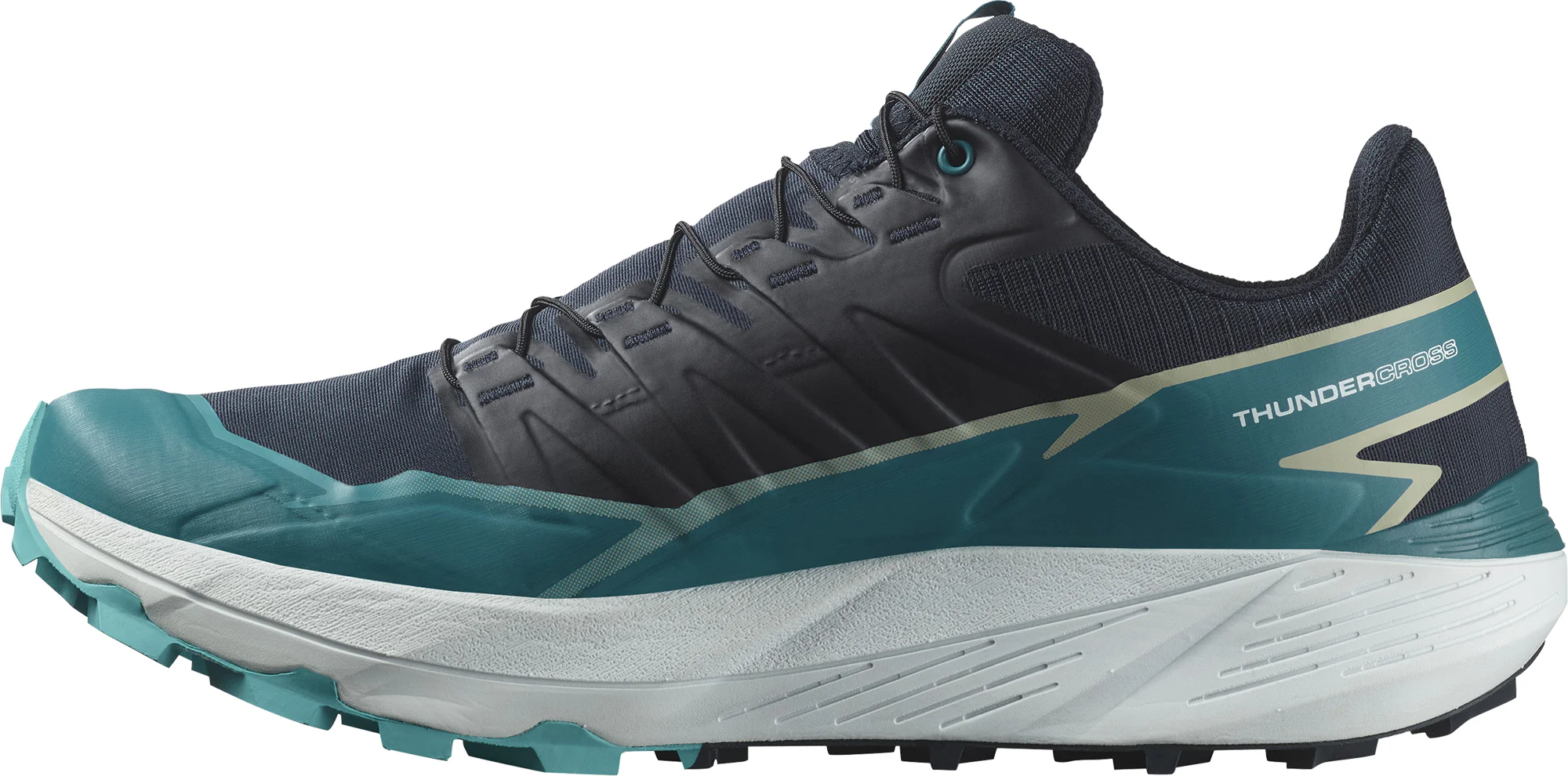 Salomon Thundercross Mens Trail Running Shoes - Blue - Image 3