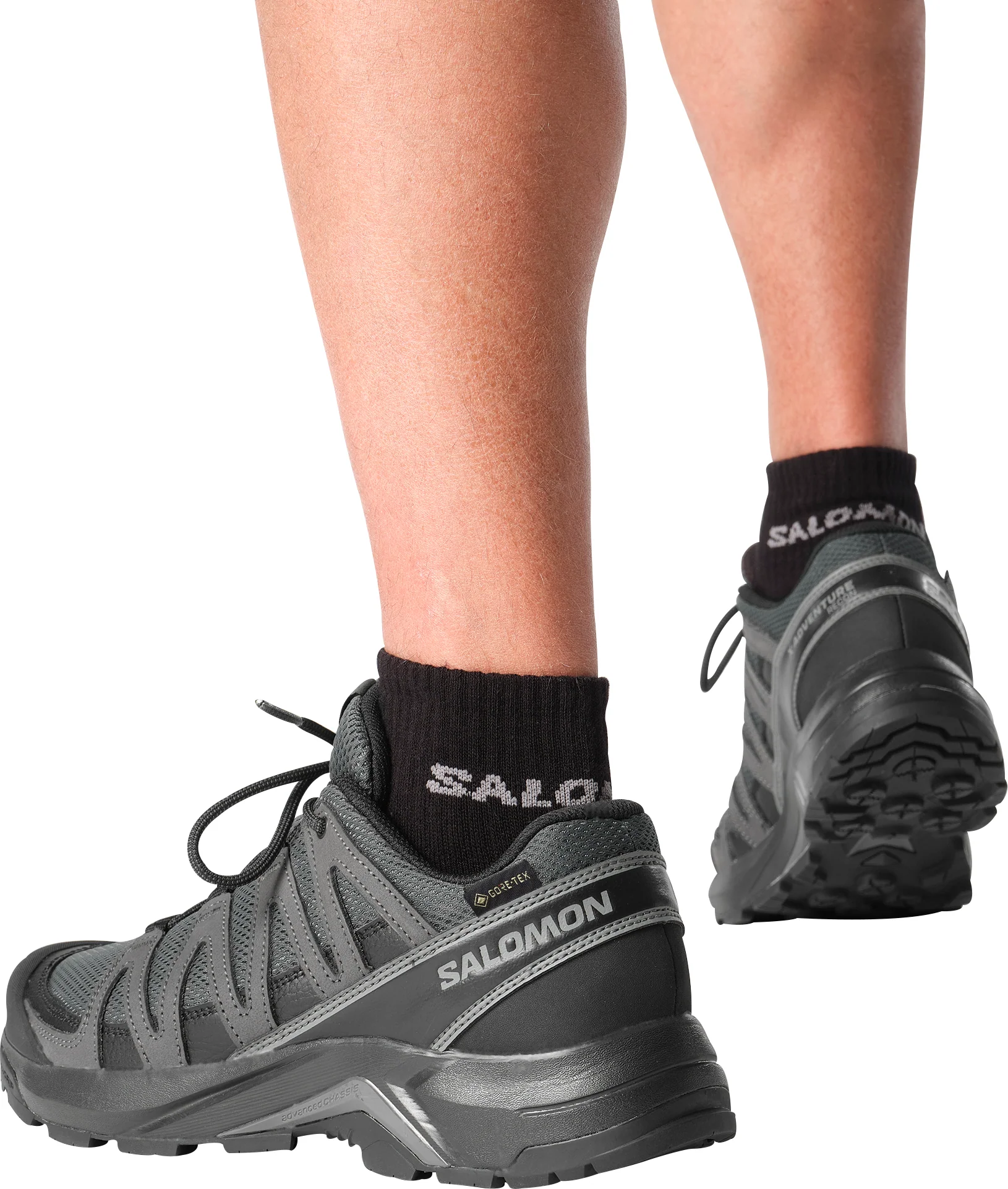 Salomon X-Adventure Recon GORE-TEX Mens Walking Shoes - Black - Image 7