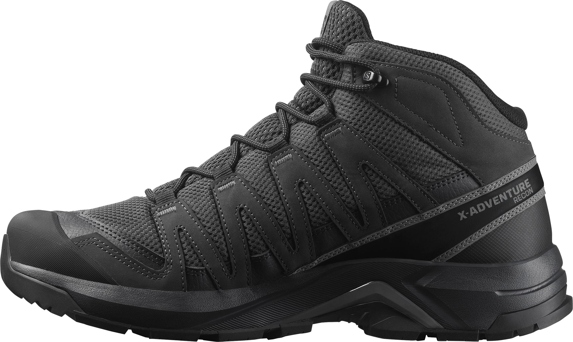 Salomon X-Adventure Recon Mid GORE-TEX Mens Walking Shoes - Black - Image 3