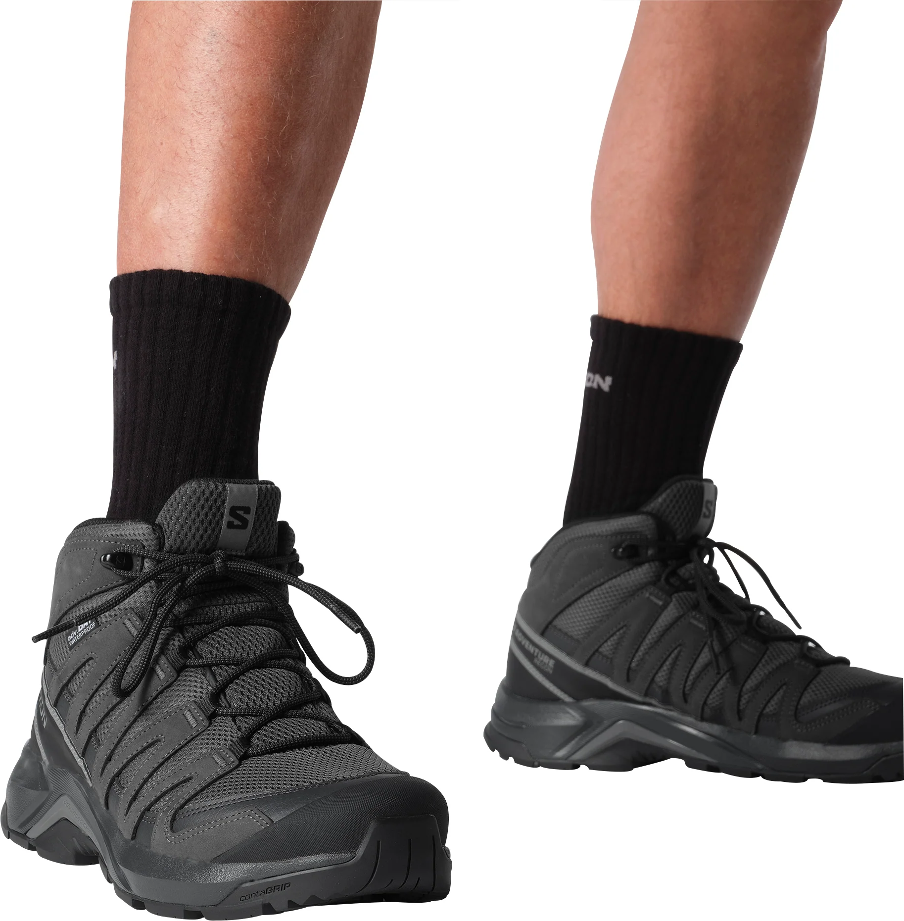 Salomon X-Adventure Recon Mid GORE-TEX Mens Walking Shoes - Black - Image 7