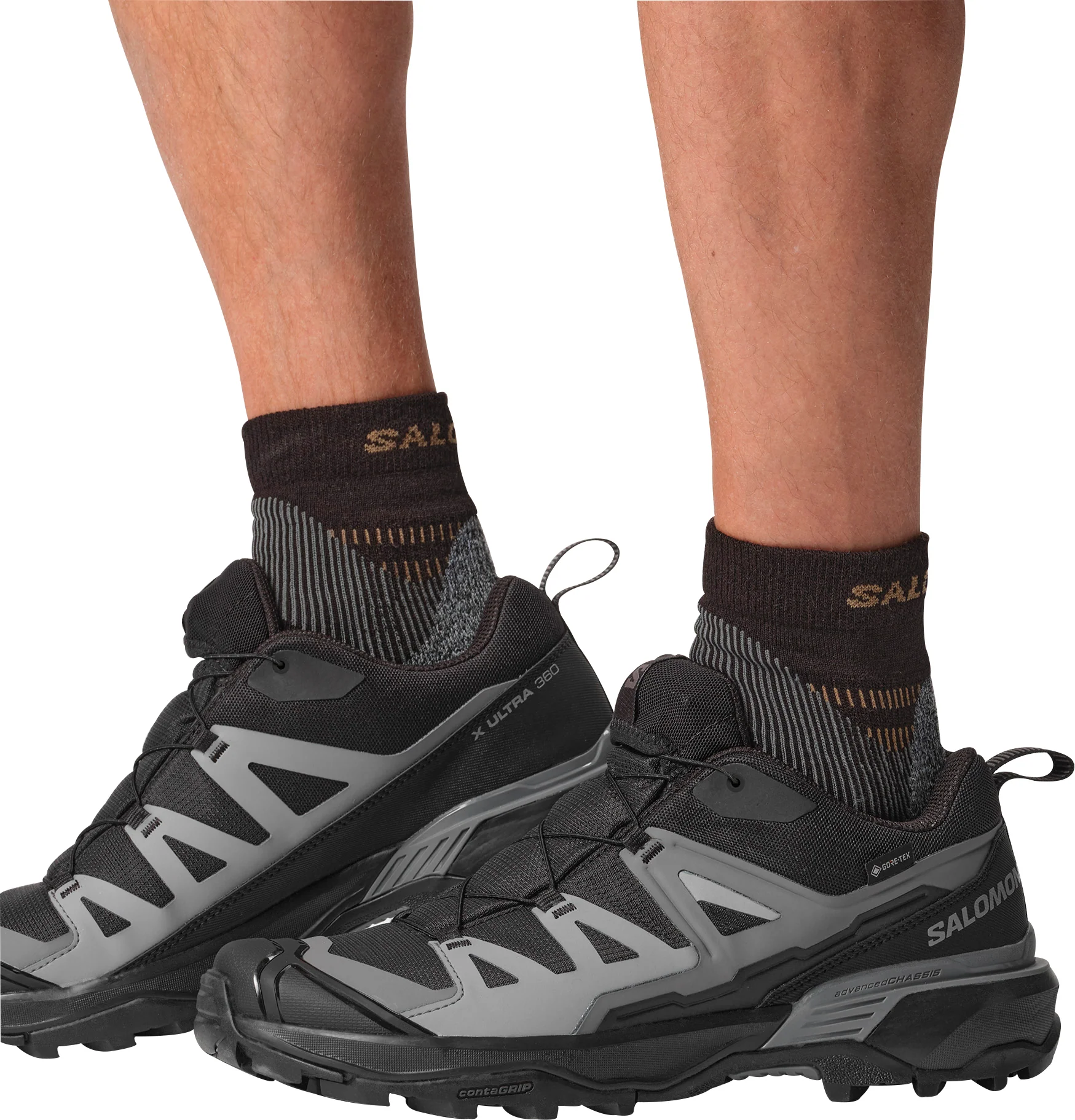 Salomon X Ultra 360 GORE-TEX Mens Walking Shoes - Black - Image 7