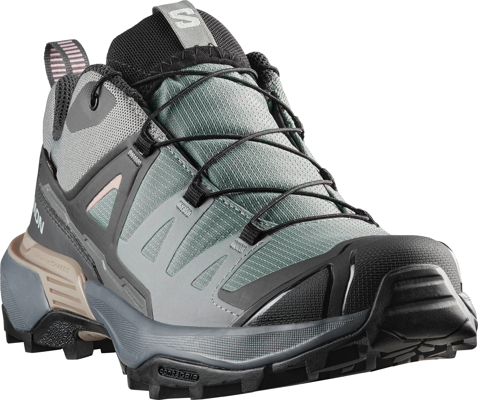 Salomon X Ultra 360 GORE-TEX Womens Walking Shoes - Green - Image 6
