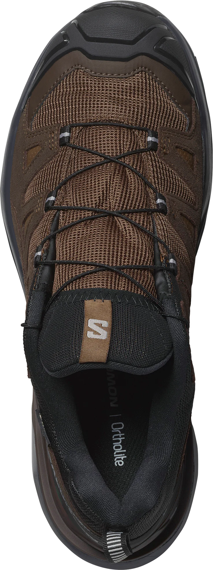 Salomon X Ultra 360 Leather GORE-TEX Mens Walking Shoes - Brown - Image 4