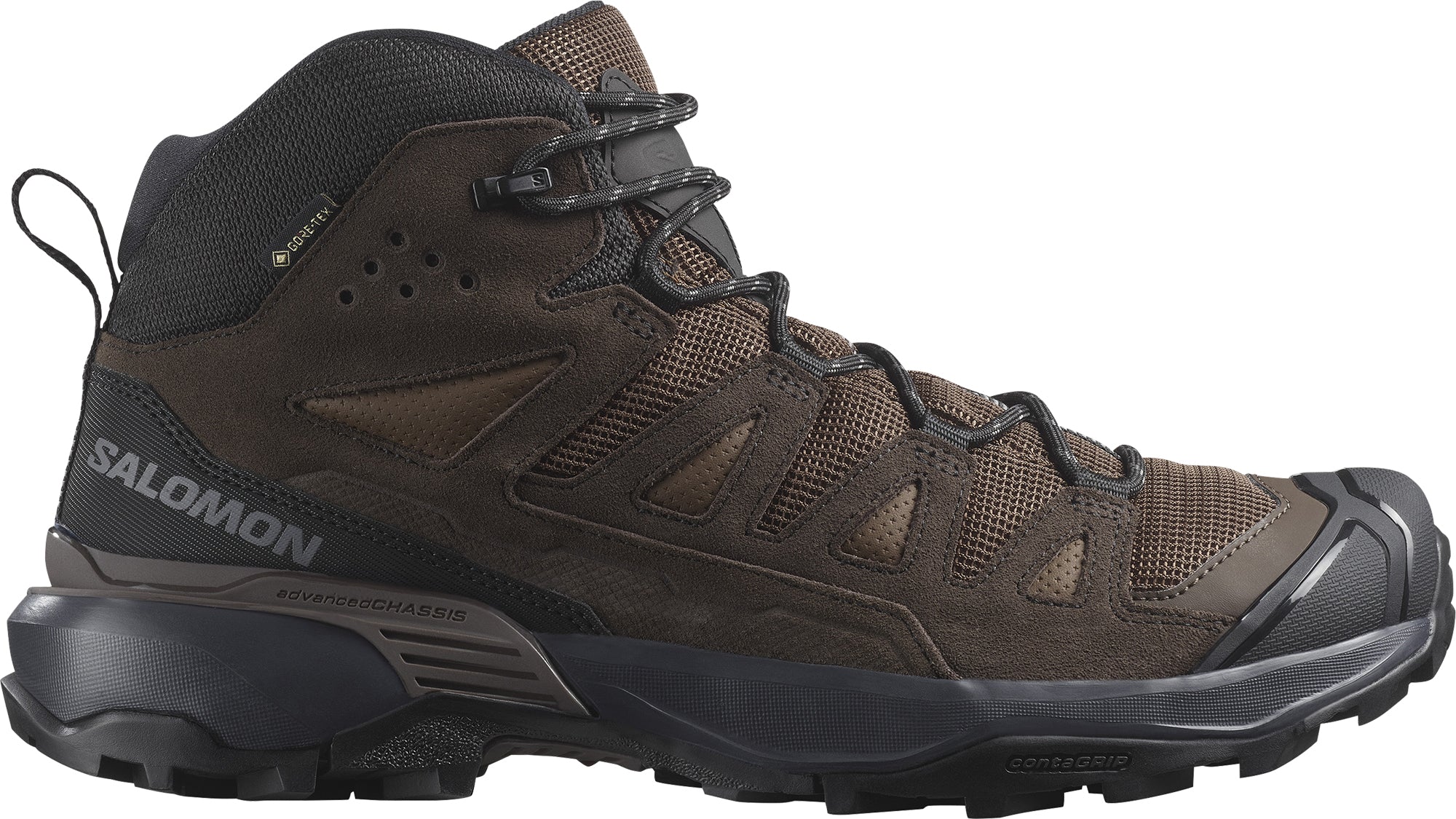 Salomon X Ultra 360 Leather Mid GORE-TEX Mens Walking Boots - Brown