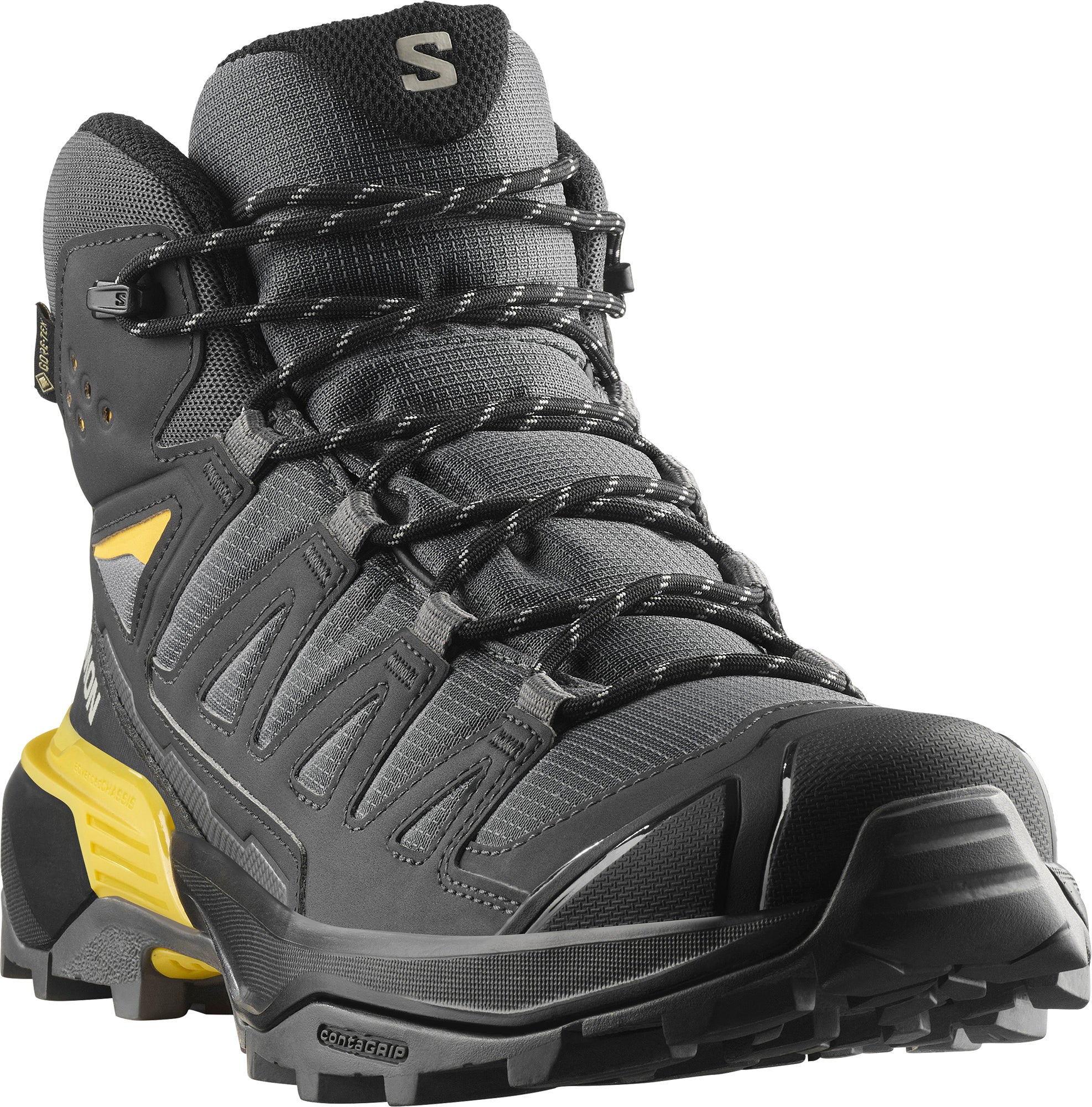 Salomon X Ultra 360 Mid GORE-TEX Mens Walking Boots - Grey - Image 6