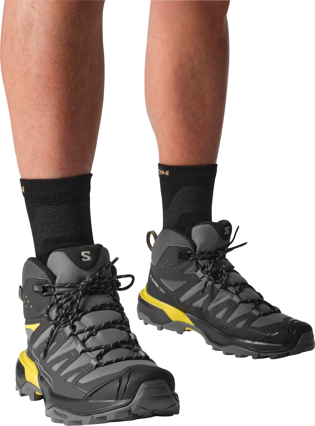 Salomon X Ultra 360 Mid GORE-TEX Mens Walking Boots - Grey - Image 7