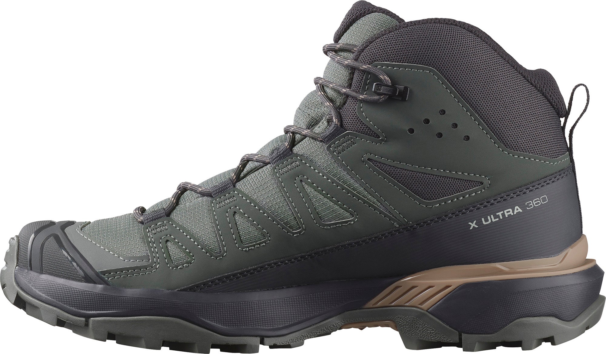 Salomon X Ultra 360 Mid GORE-TEX Womens Walking Boots - Green - Image 3