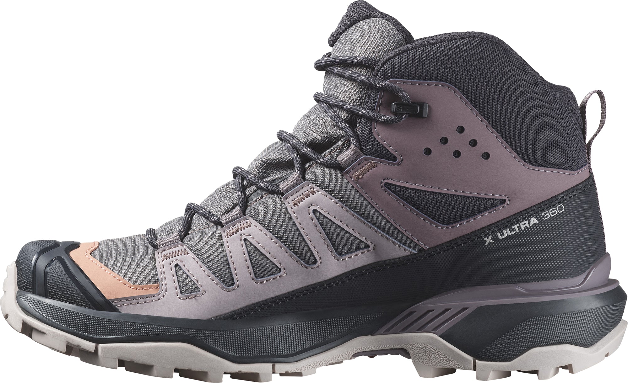 Salomon X Ultra 360 Mid GORE-TEX Womens Walking Boots - Grey - Image 6