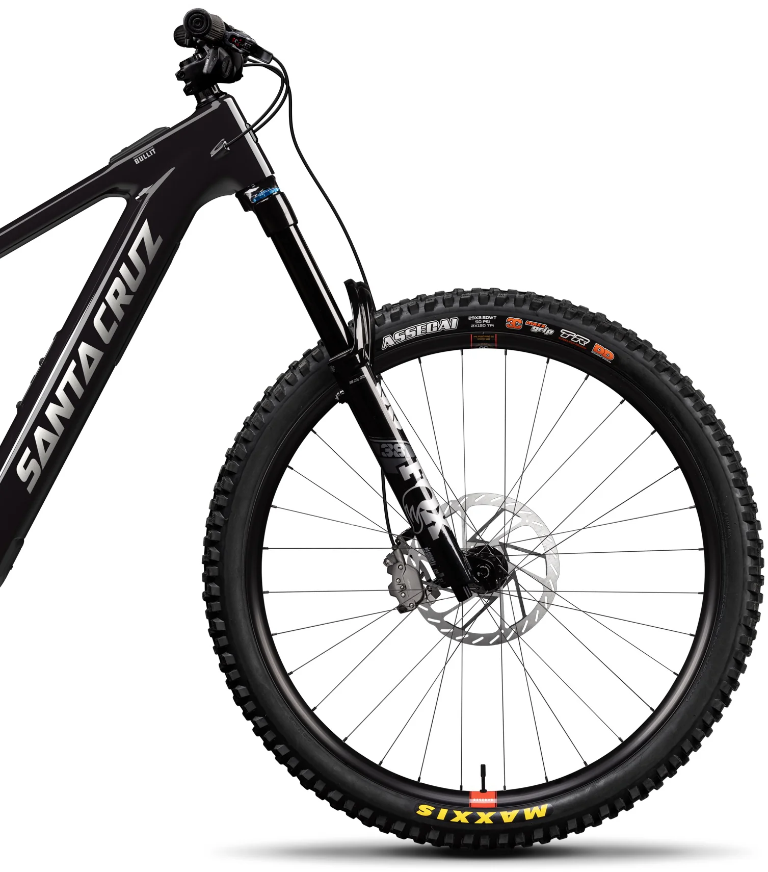 Santa Cruz Bullit 4 C MX 70 Carbon Electric Full Suspension Mountain Bike 2026 - Gloss Black - Image 3