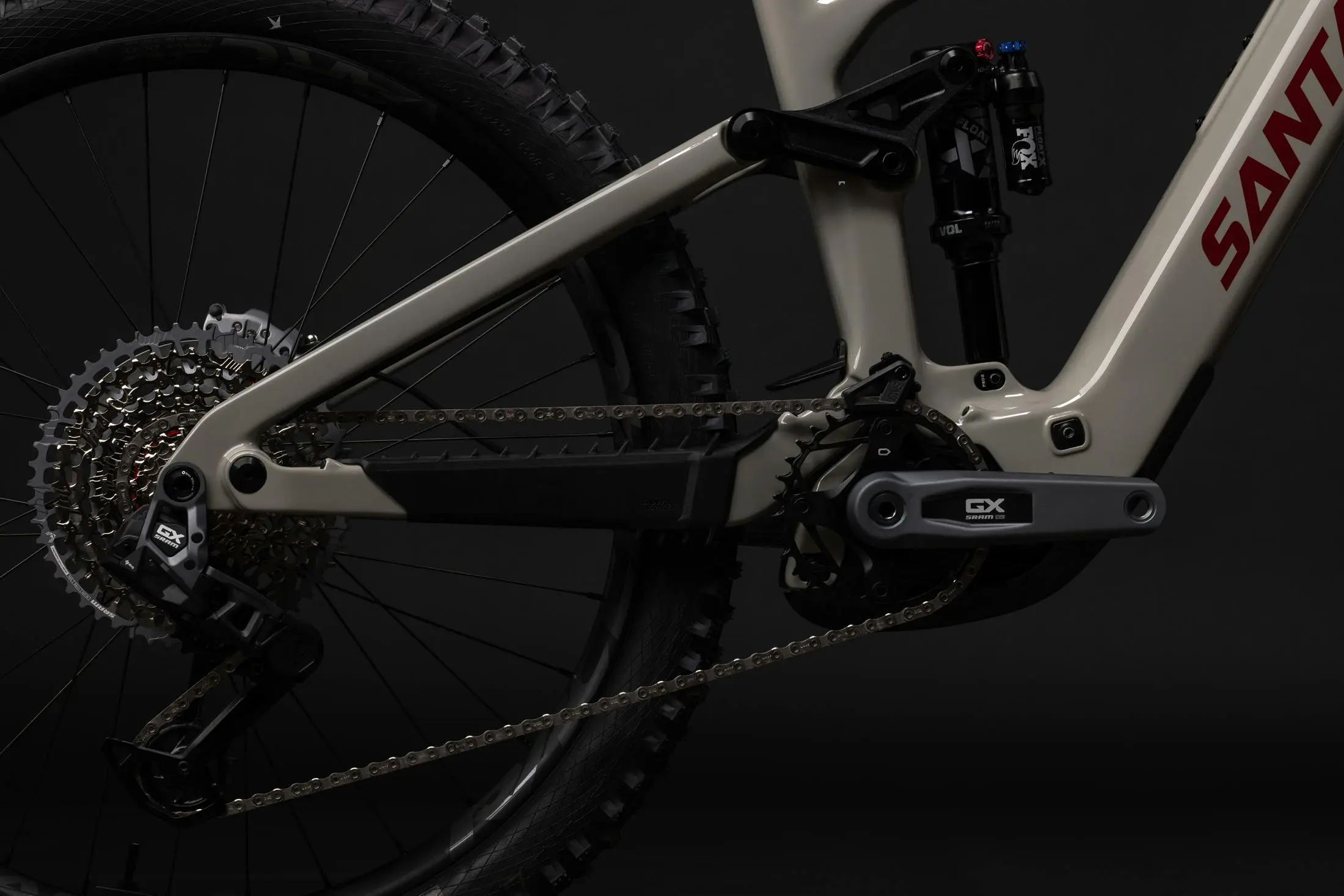 Santa Cruz Vala MX C S Electric Mountain Bike 2025 - Gloss Grey - Image 10