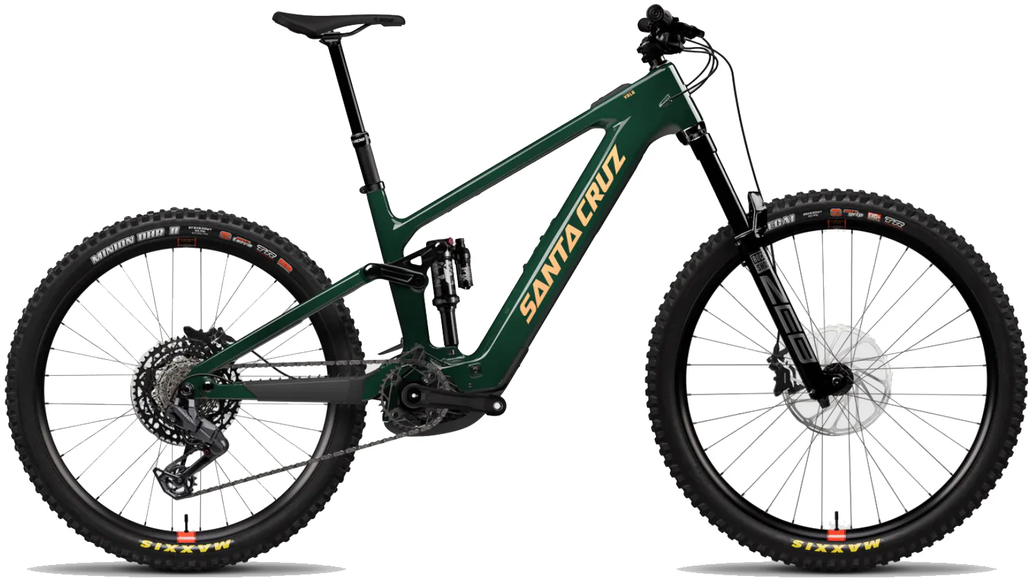 Santa Cruz Vala MX C 70 Electric Mountain Bike 2025 - Midnight Green