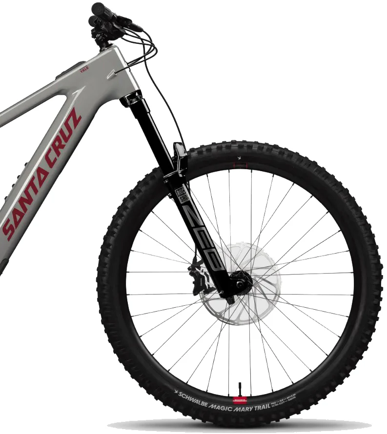 Santa Cruz Vala MX C R Electric Mountain Bike 2025 - Gloss Grey - Image 3