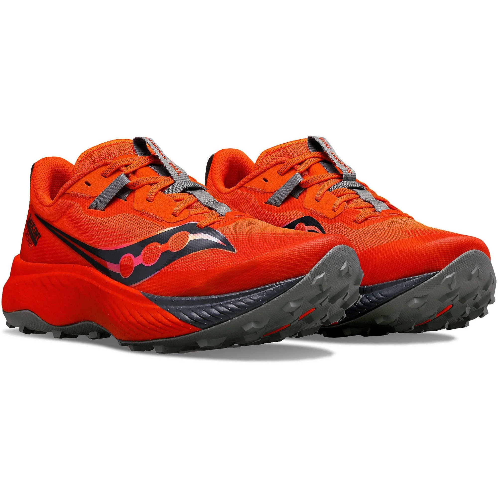 Saucony Endorphin Edge Mens Trail Running Shoes - Red - Image 5