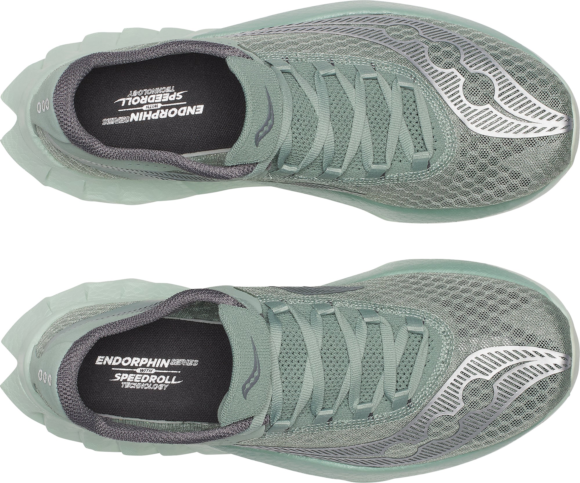 Saucony Endorphin Pro 4 Mens Running Shoes - Green - Image 4