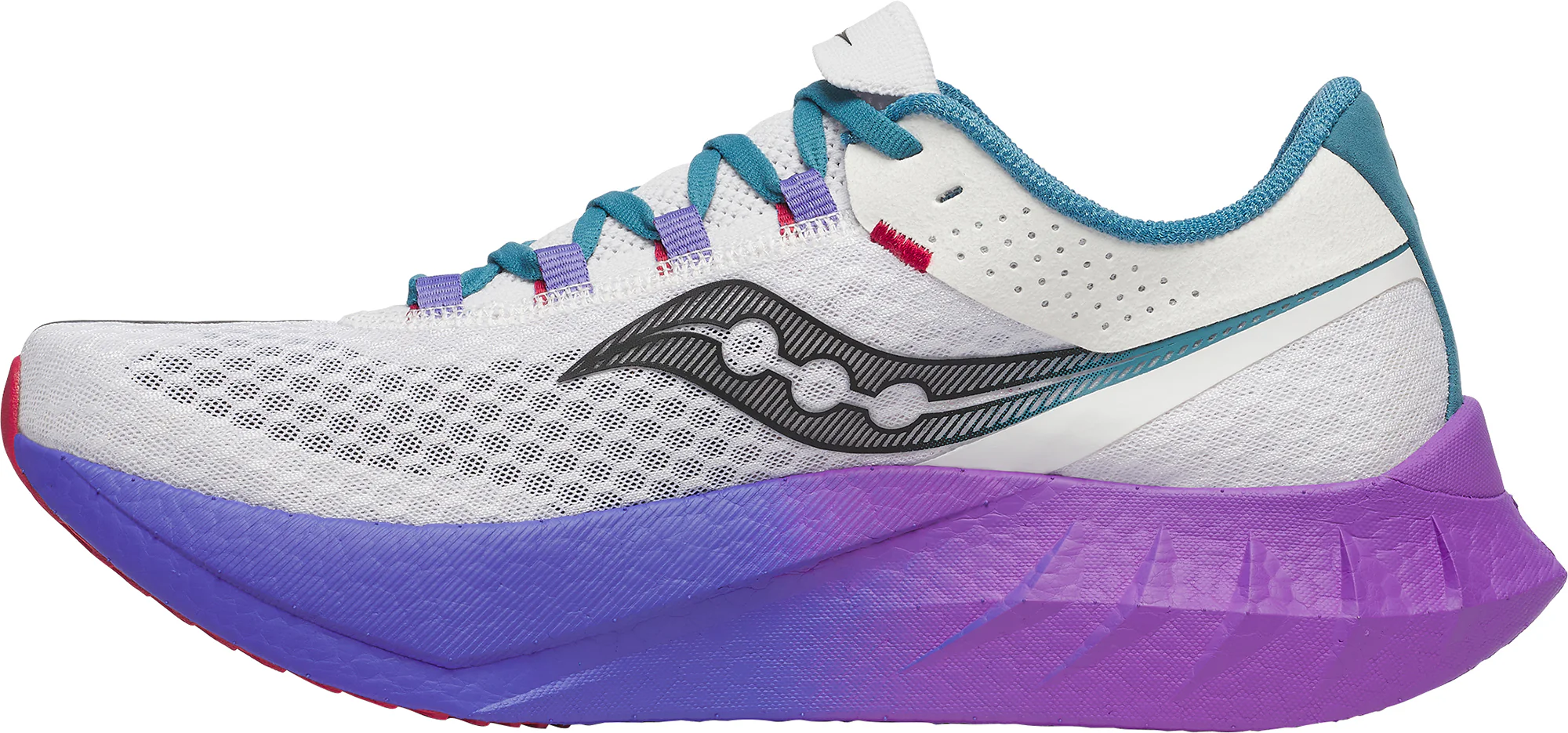 Saucony Endorphin Pro 4 Mens Running Shoes - White - Image 3