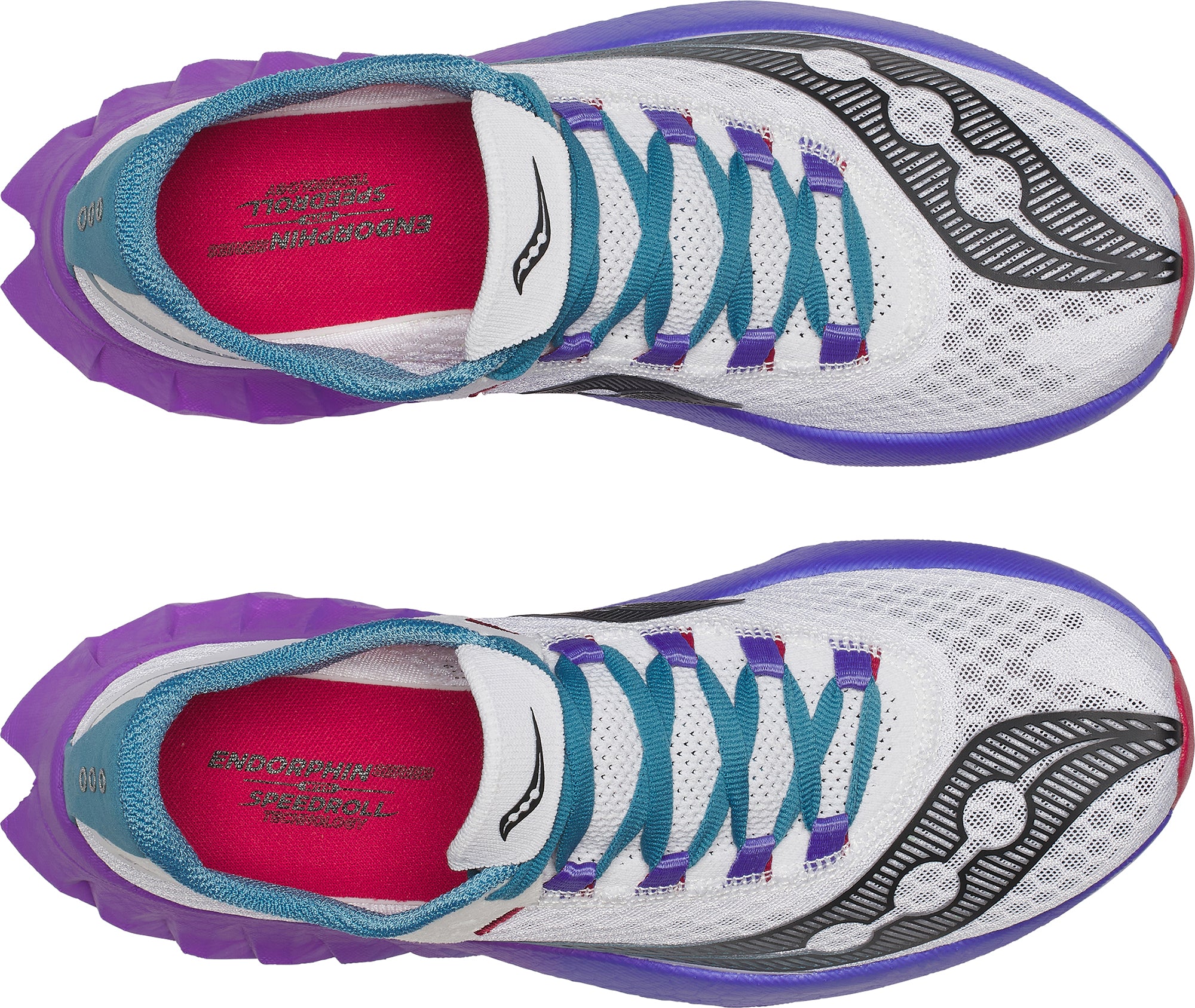 Saucony Endorphin Pro 4 Womens Running Shoes - White - Image 4