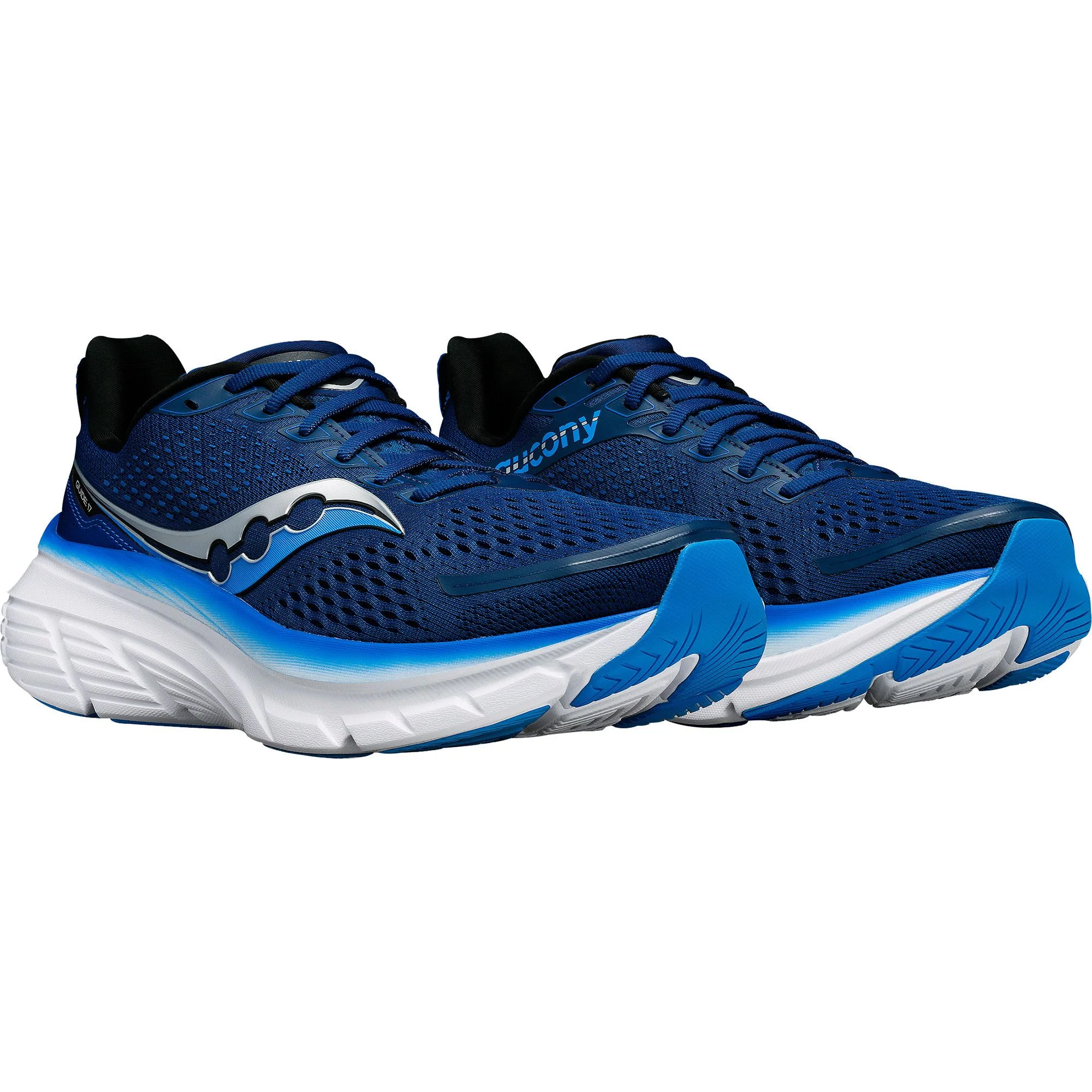 Saucony Guide 17 WIDE FIT Mens Running Shoes - Navy - Image 6