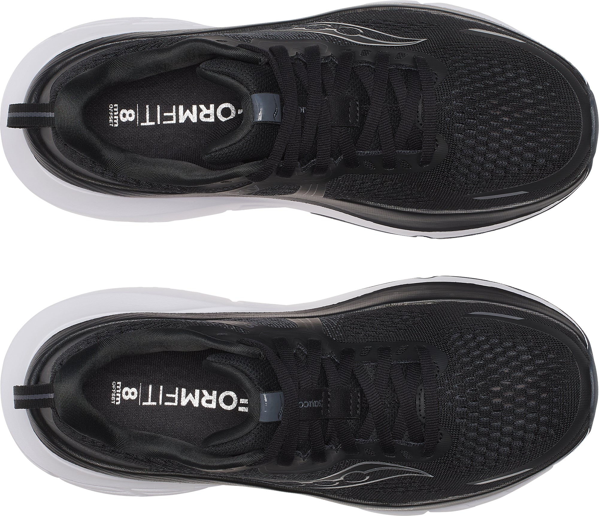 Saucony Guide 18 WIDE FIT Womens Running Shoes - Black - Image 4
