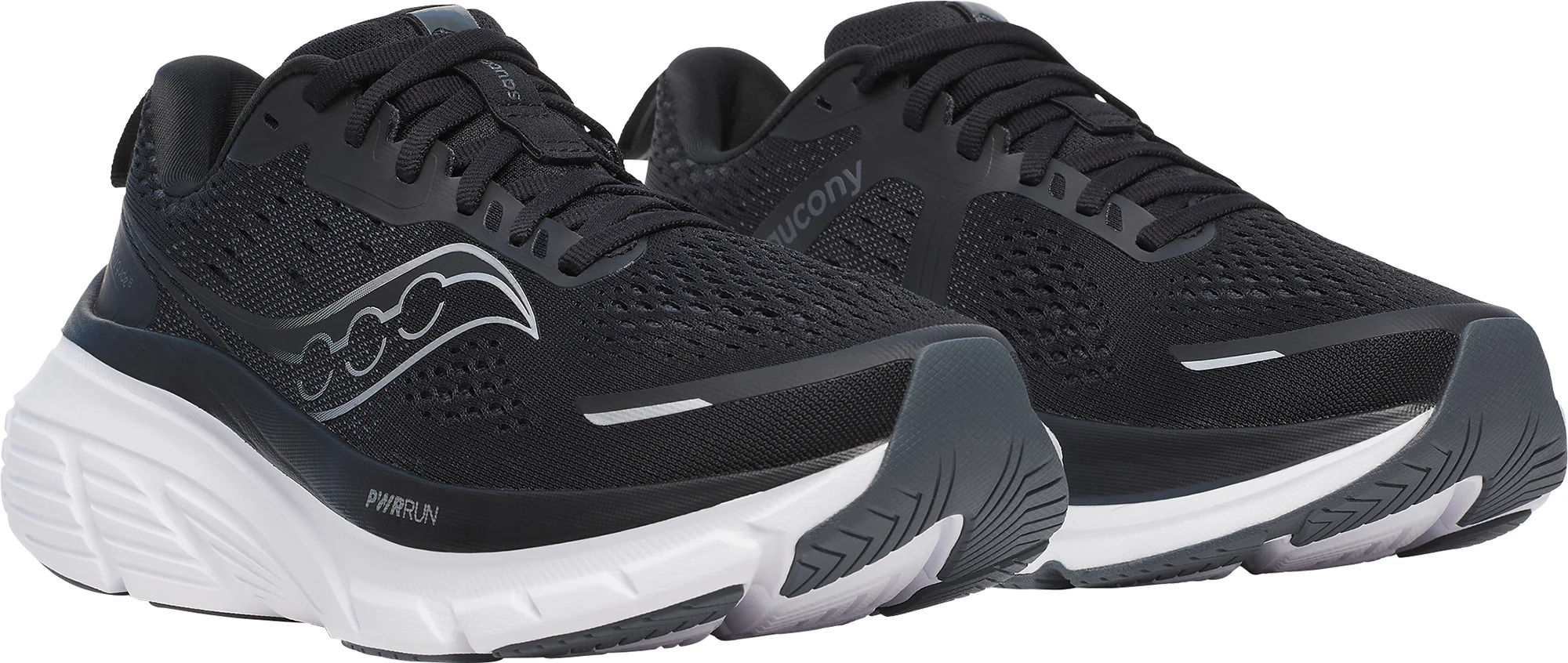 Saucony Guide 18 WIDE FIT Womens Running Shoes - Black - Image 6