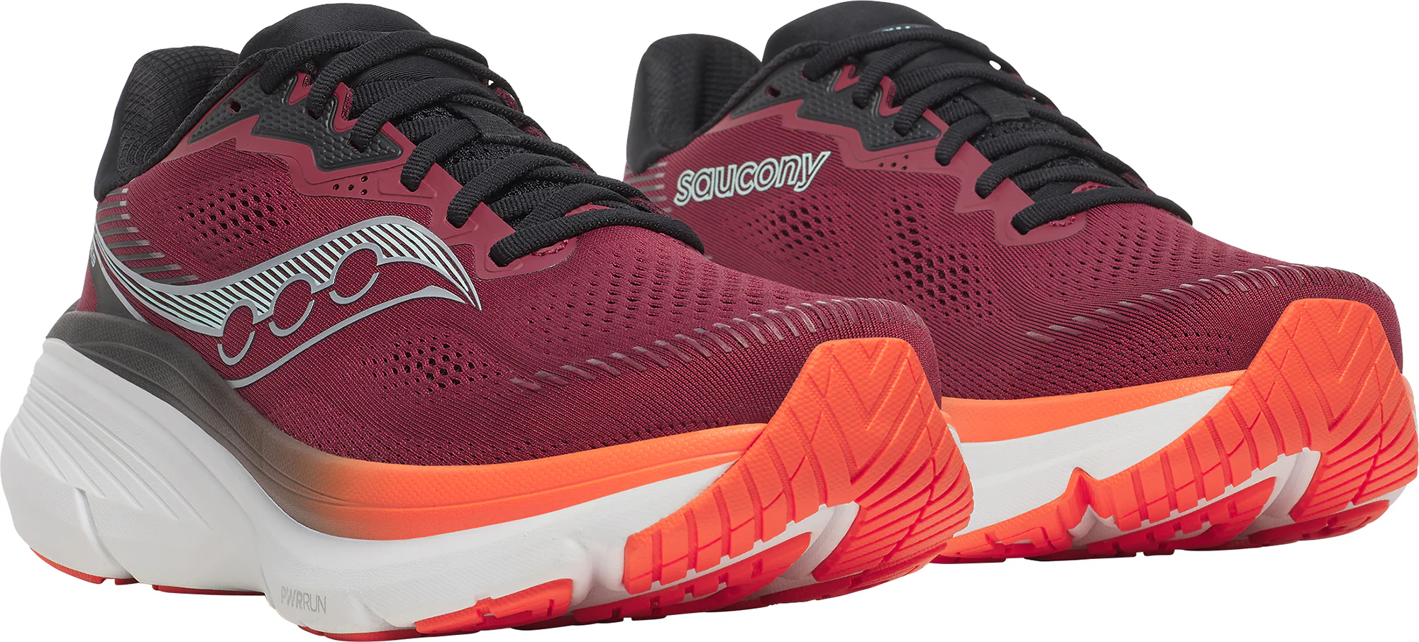 Saucony Guide 19 Mens Running Shoes - Red - Image 6