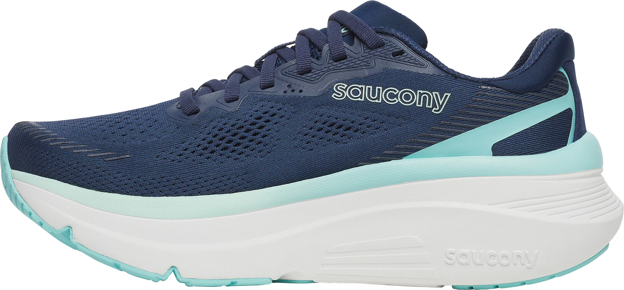 Saucony Guide 19 Womens Running Shoes - Blue - Image 3