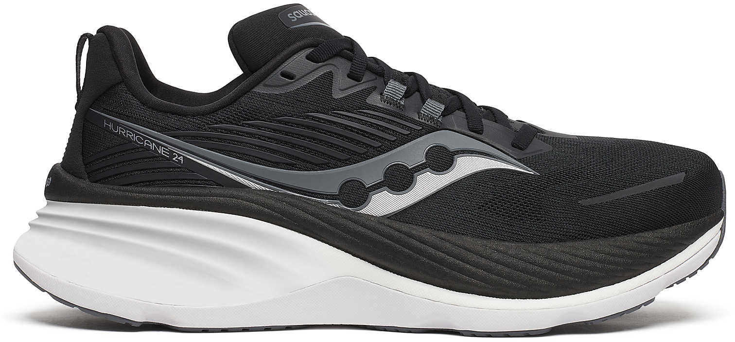 Saucony Hurricane 24 Mens Running Shoes - Black