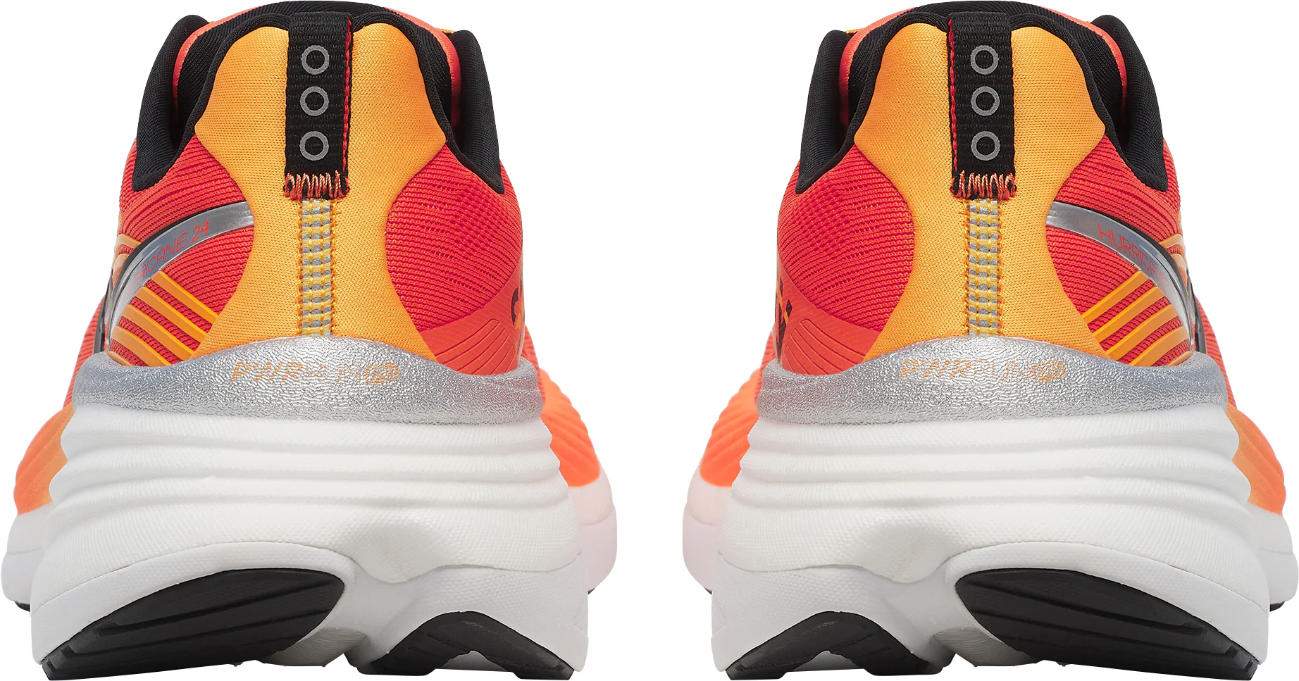 Saucony Hurricane 24 Mens Running Shoes - Orange - Image 5