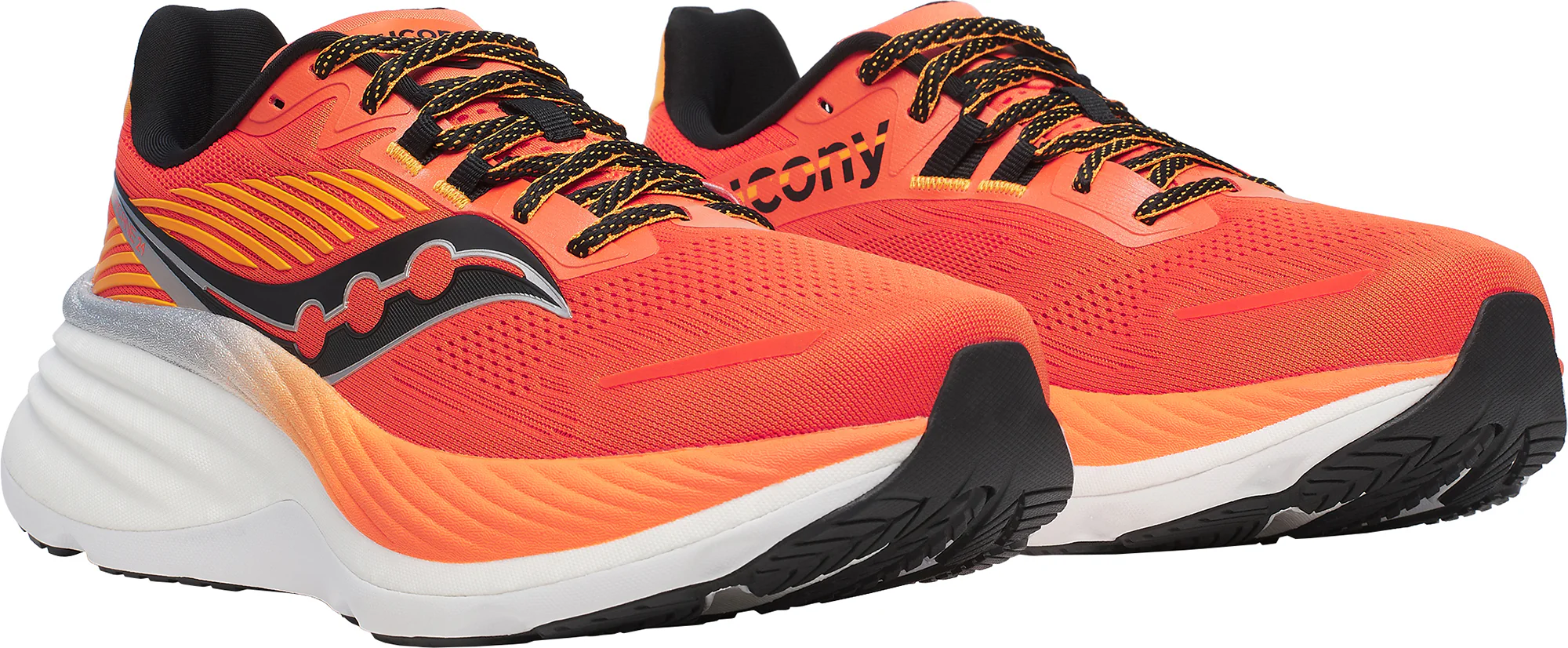 Saucony Hurricane 24 Mens Running Shoes - Orange - Image 6