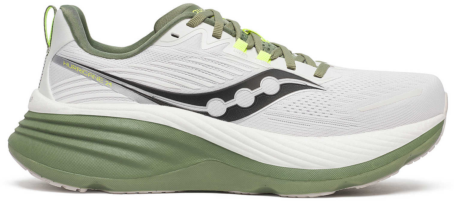 Saucony Hurricane 24 Mens Running Shoes - White