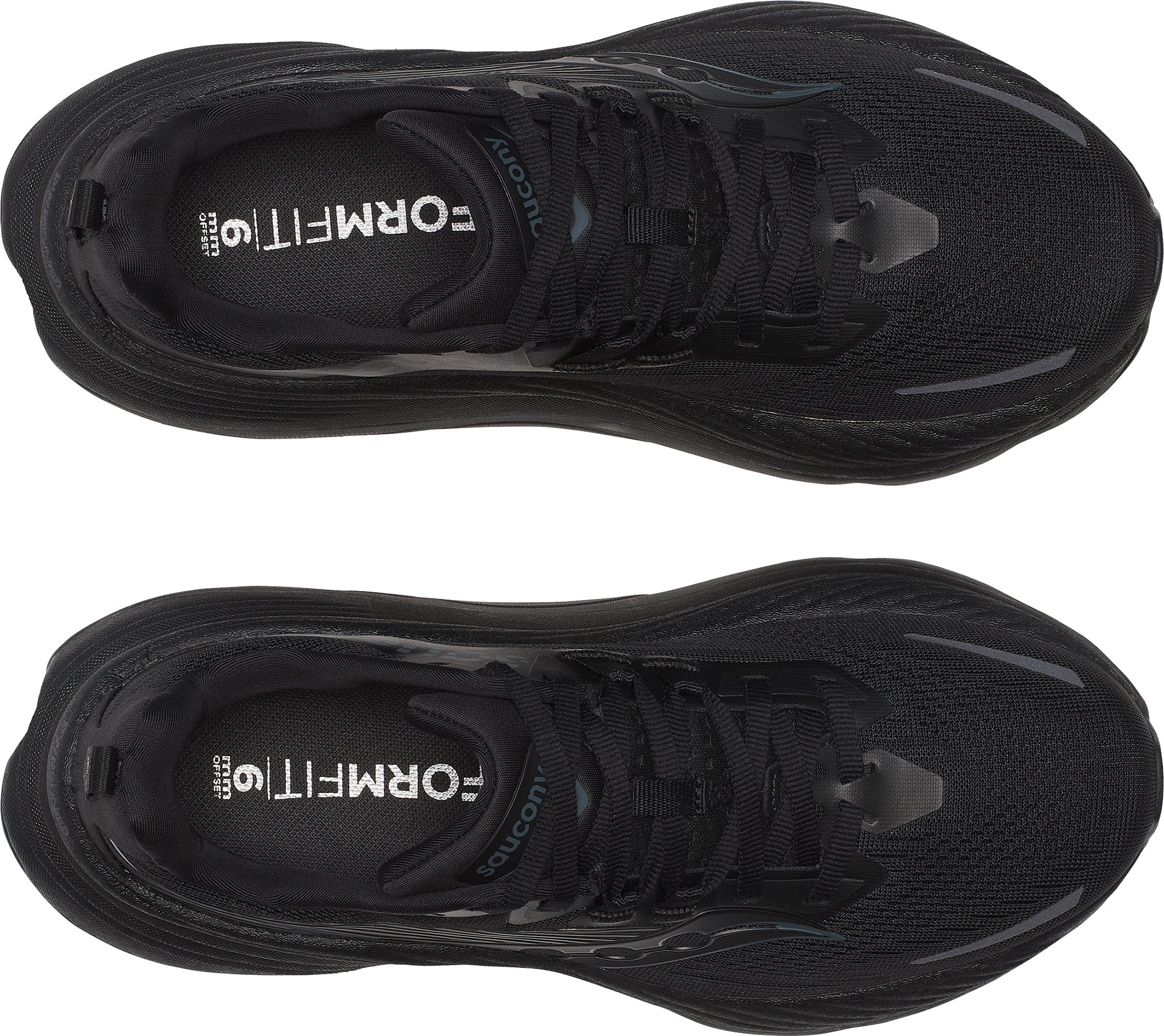 Saucony Hurricane 24 Womens Running Shoes - Black - Image 4