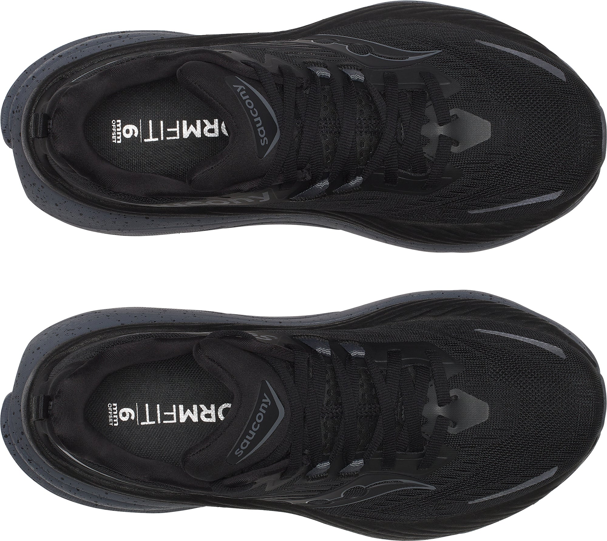Saucony Hurricane 24 Womens Running Shoes - Black - Image 4