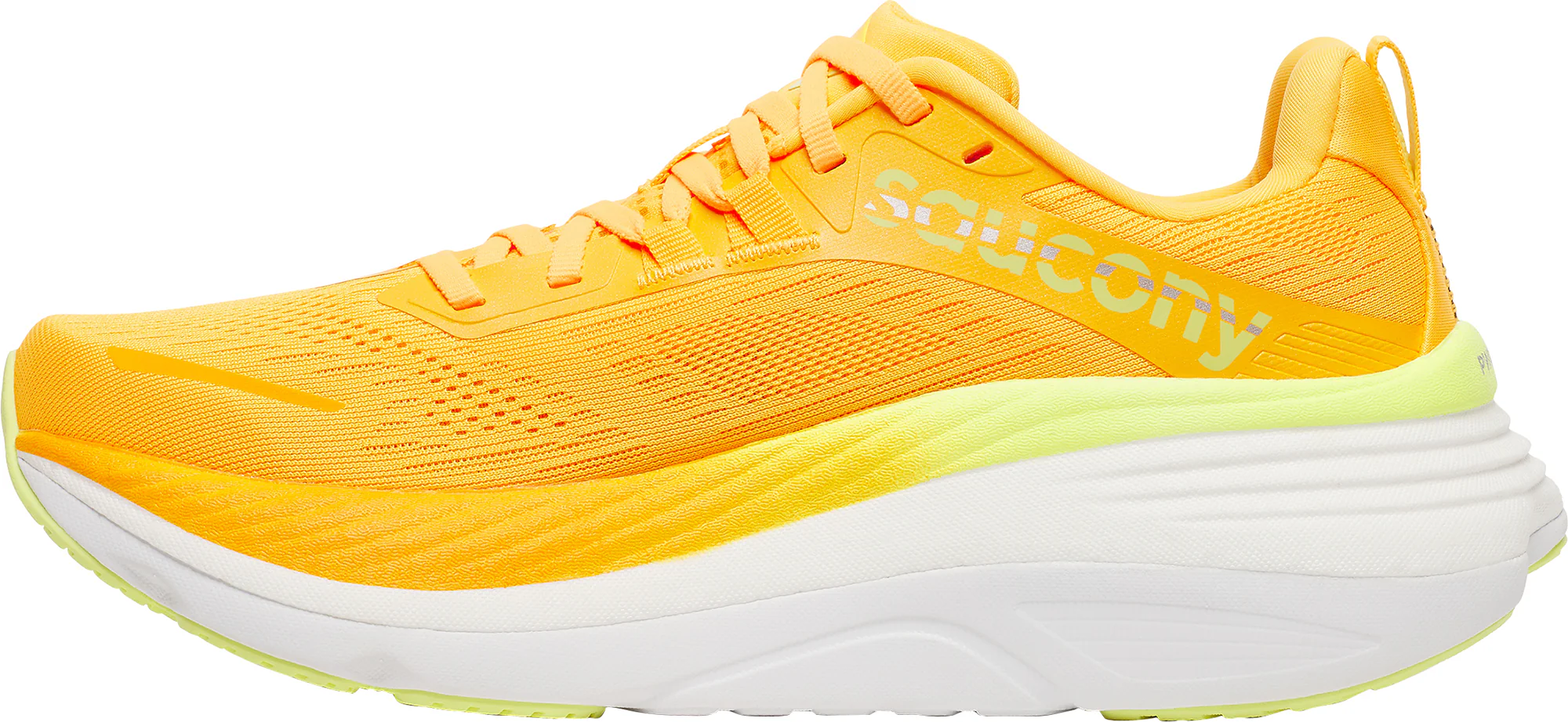 Saucony Hurricane 24 Womens Running Shoes - Yellow - Image 3