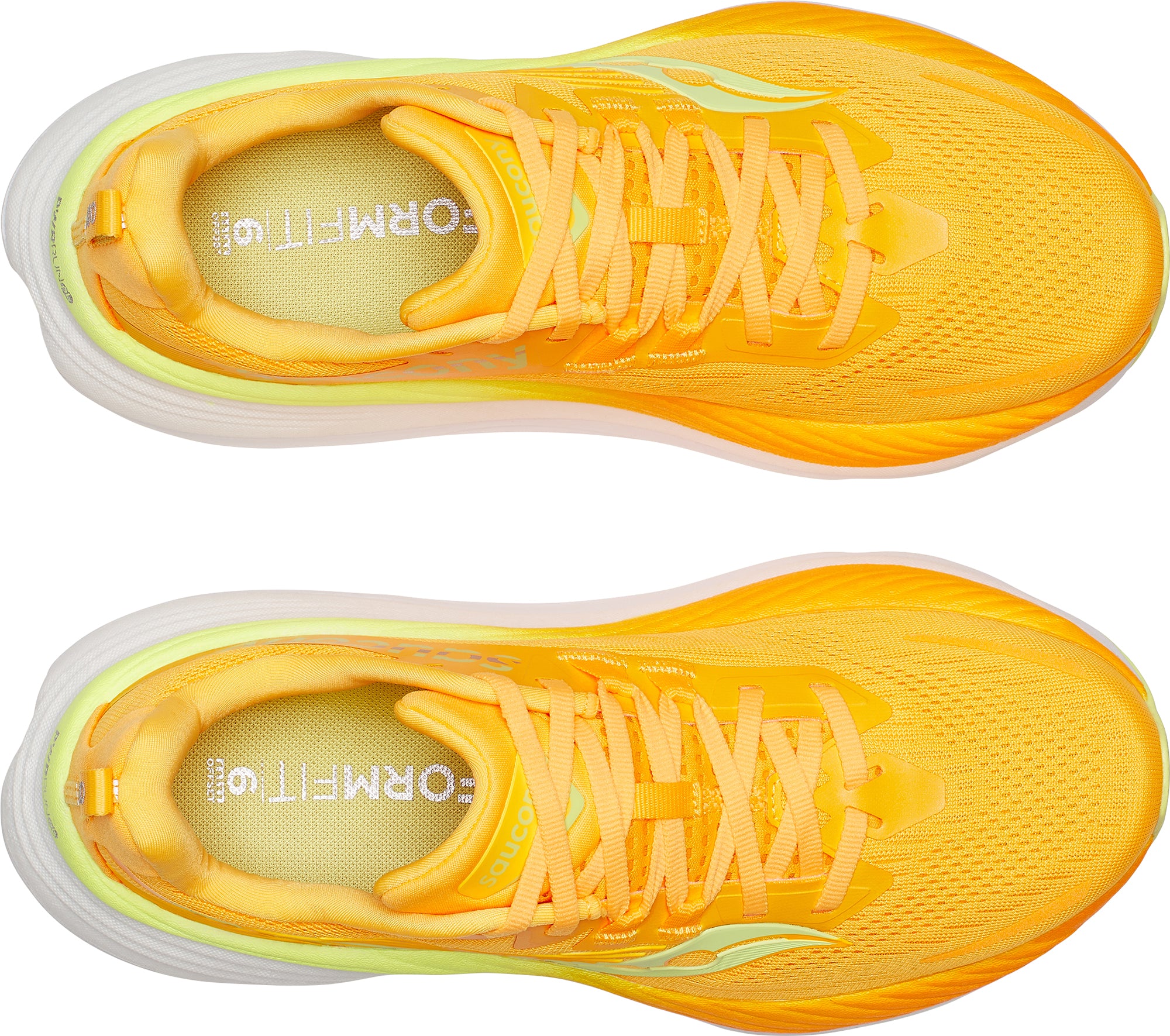 Saucony Hurricane 24 Womens Running Shoes - Yellow - Image 4