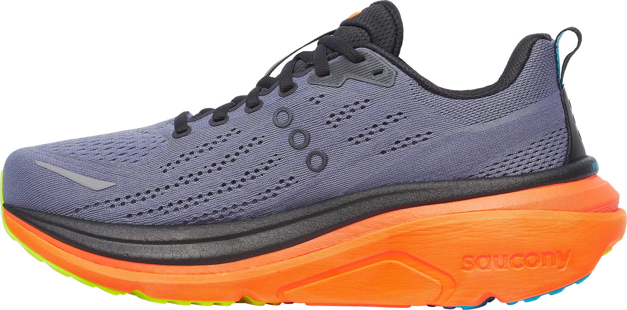 Saucony Hurricane 25 Mens Running Shoes - Grey - Image 3