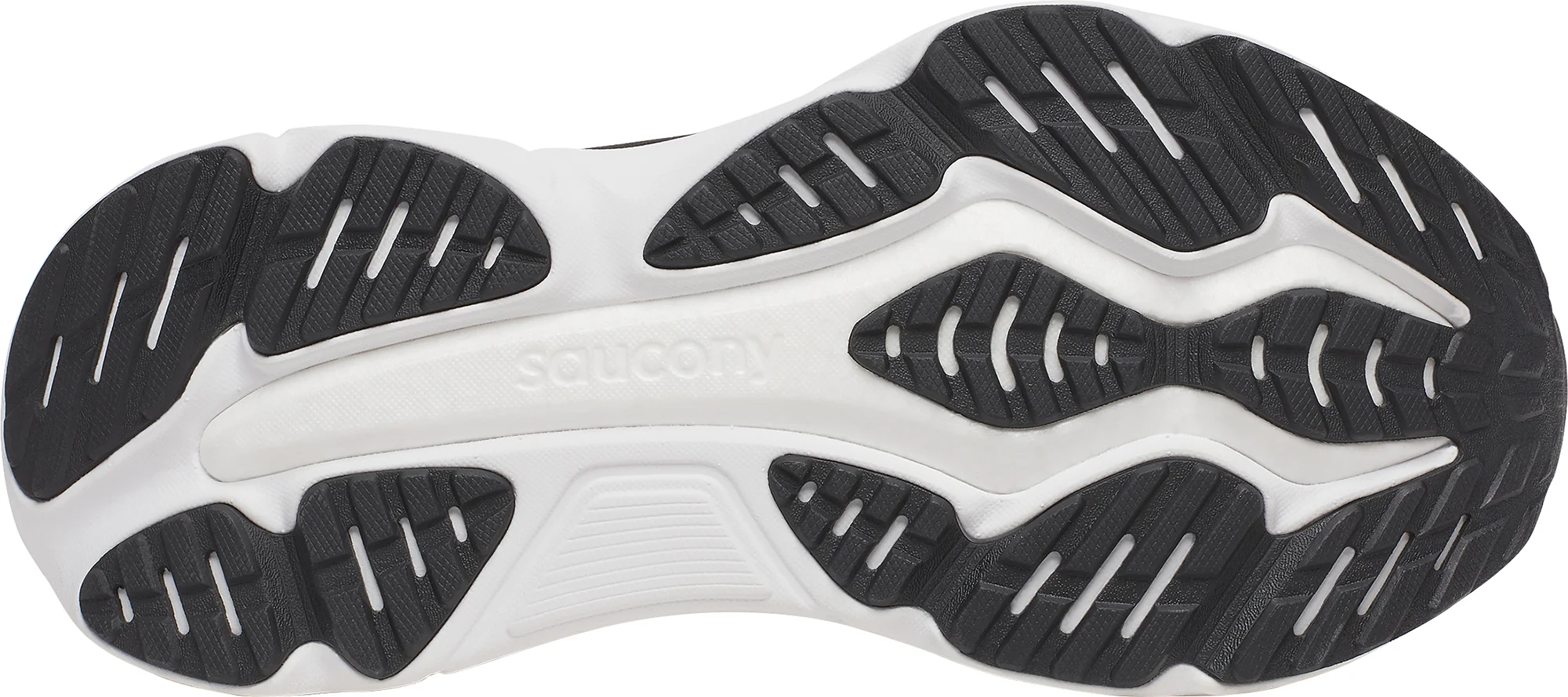 Saucony Hurricane 25 WIDE FIT Womens Running Shoes - Black - Image 2