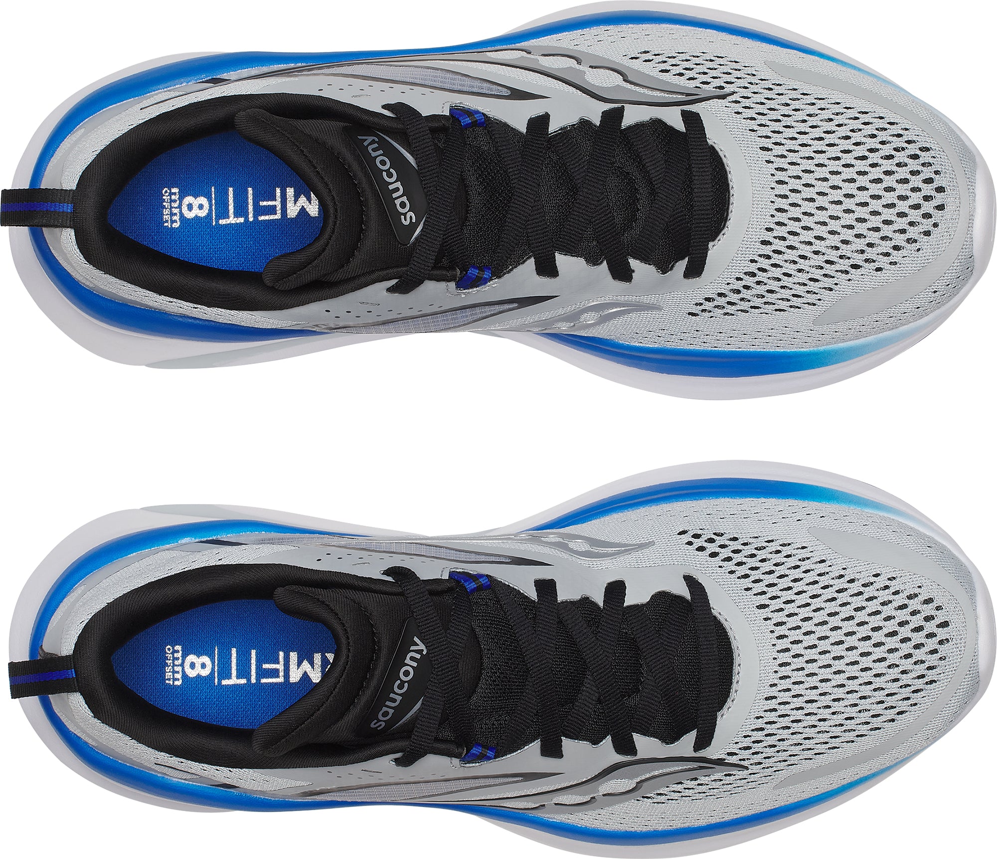 Saucony Omni 22 Mens Running Shoes - Grey - Image 4