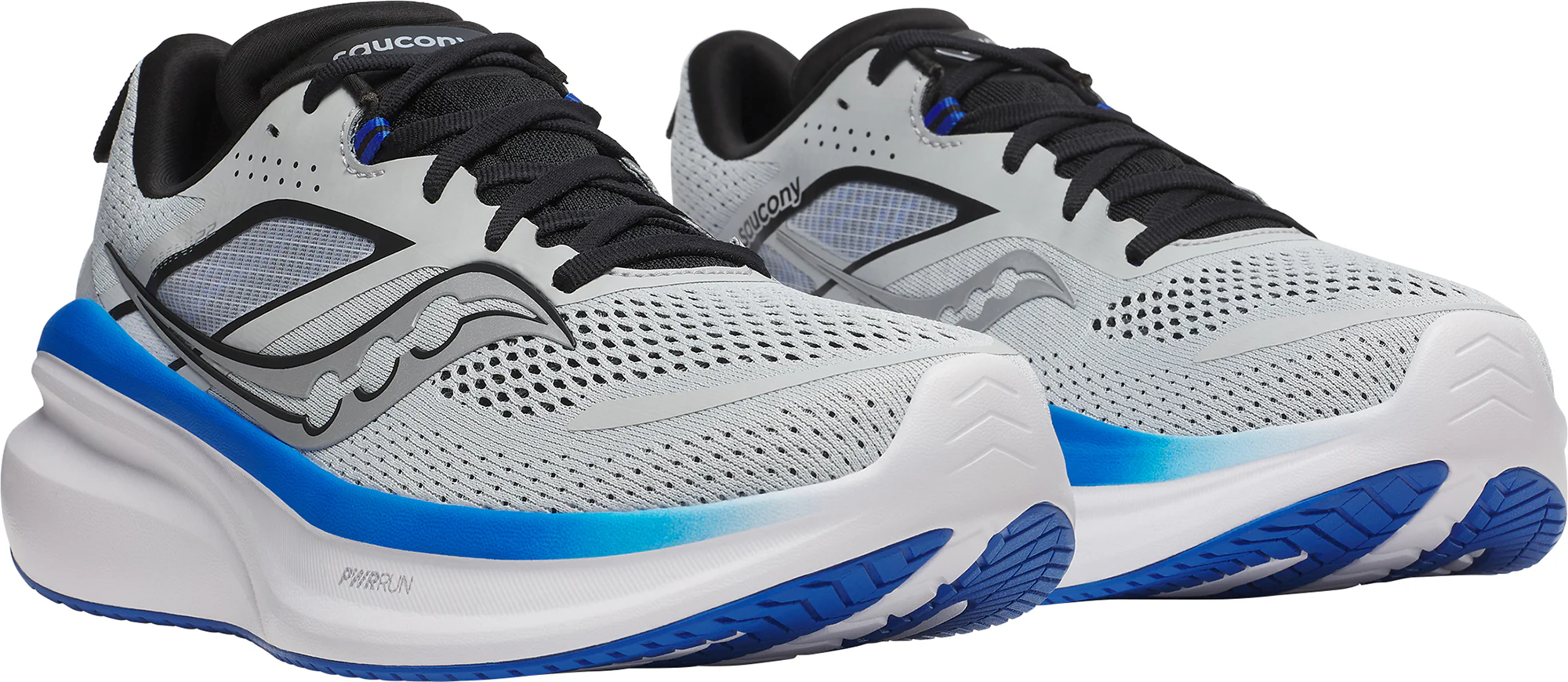Saucony Omni 22 Mens Running Shoes - Grey - Image 6