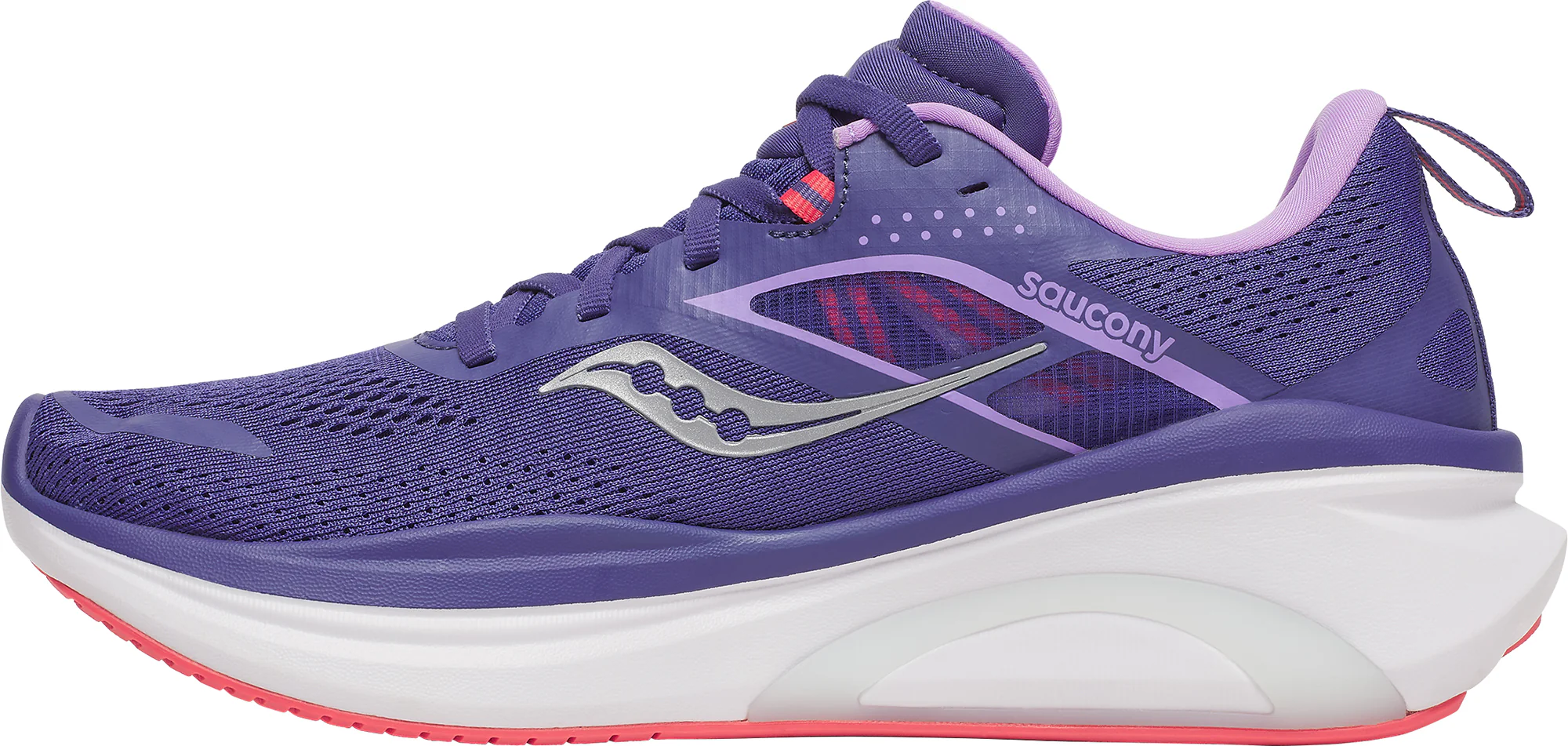 Saucony Omni 22 Womens Running Shoes - Purple - Image 3