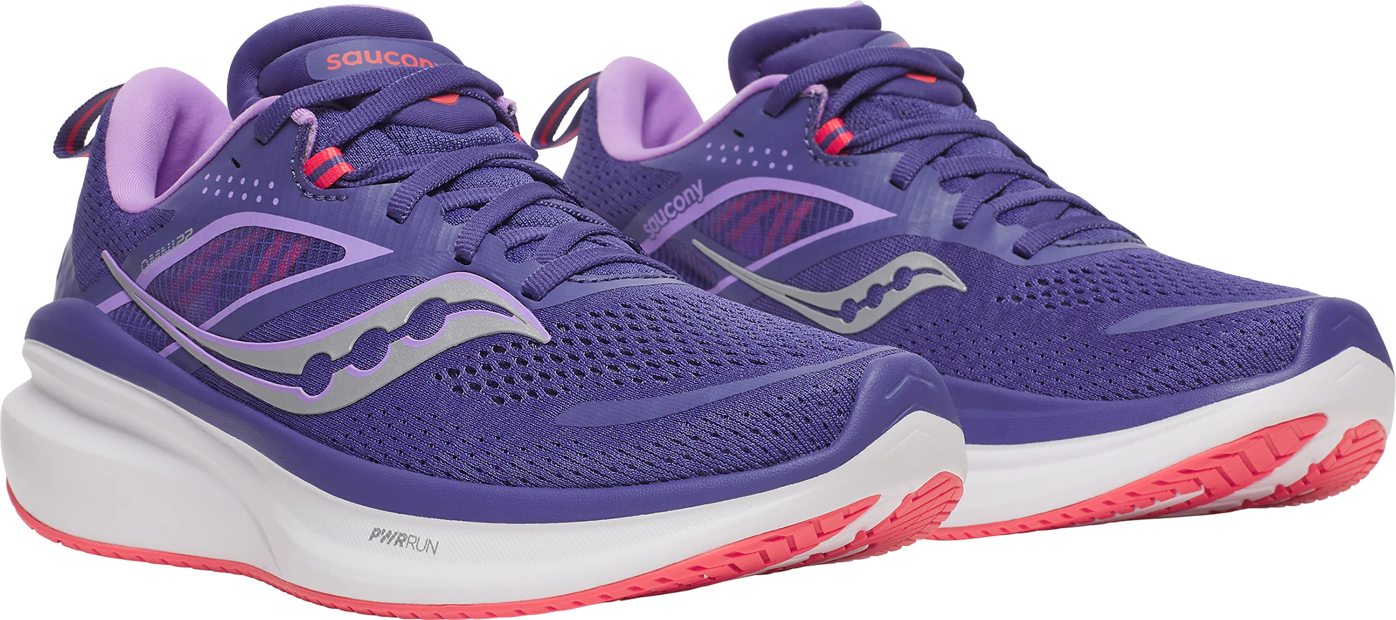 Saucony Omni 22 Womens Running Shoes - Purple - Image 6